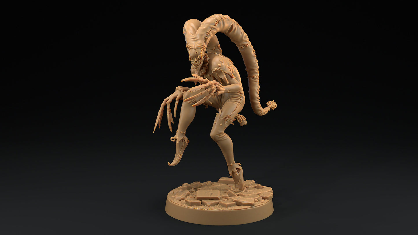 The Red Jester | Dragon Trappers Lodge | Monster | One Page Rules | 32mm | Resin Printed Tabletop RPG Figures | DND | 5E | Halloween