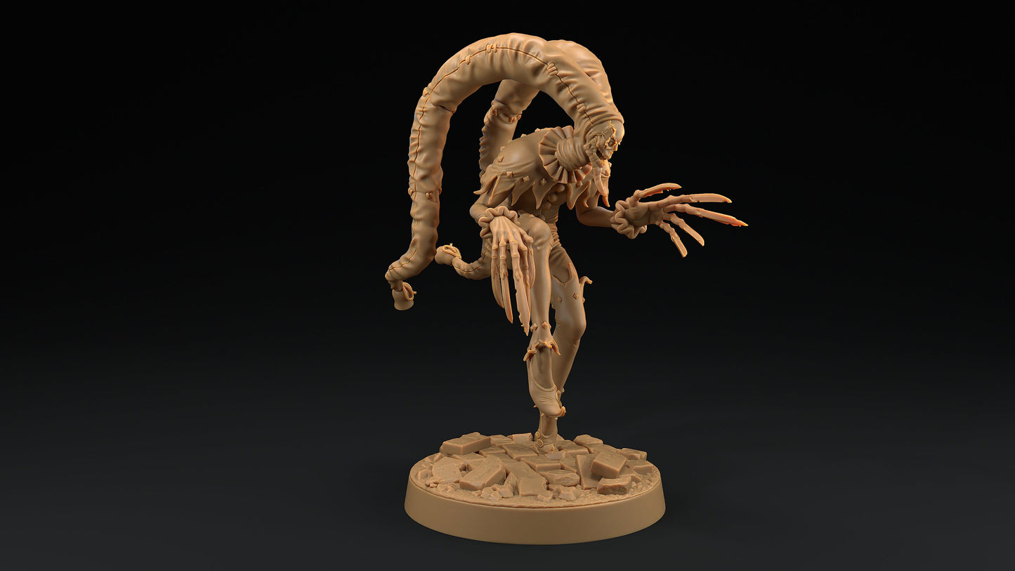 The Red Jester | Dragon Trappers Lodge | Monster | One Page Rules | 32mm | Resin Printed Tabletop RPG Figures | DND | 5E | Halloween