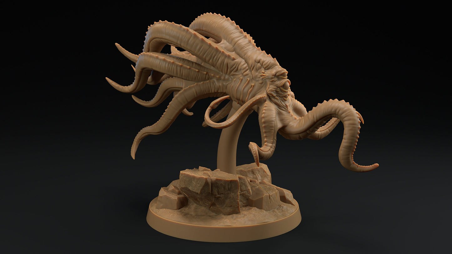 Zeglok, Aboleth Mastermind | Dragon Trappers Lodge | Monster | One Page Rules | 32mm | Resin Printed Tabletop RPG Figures | DND | 5E