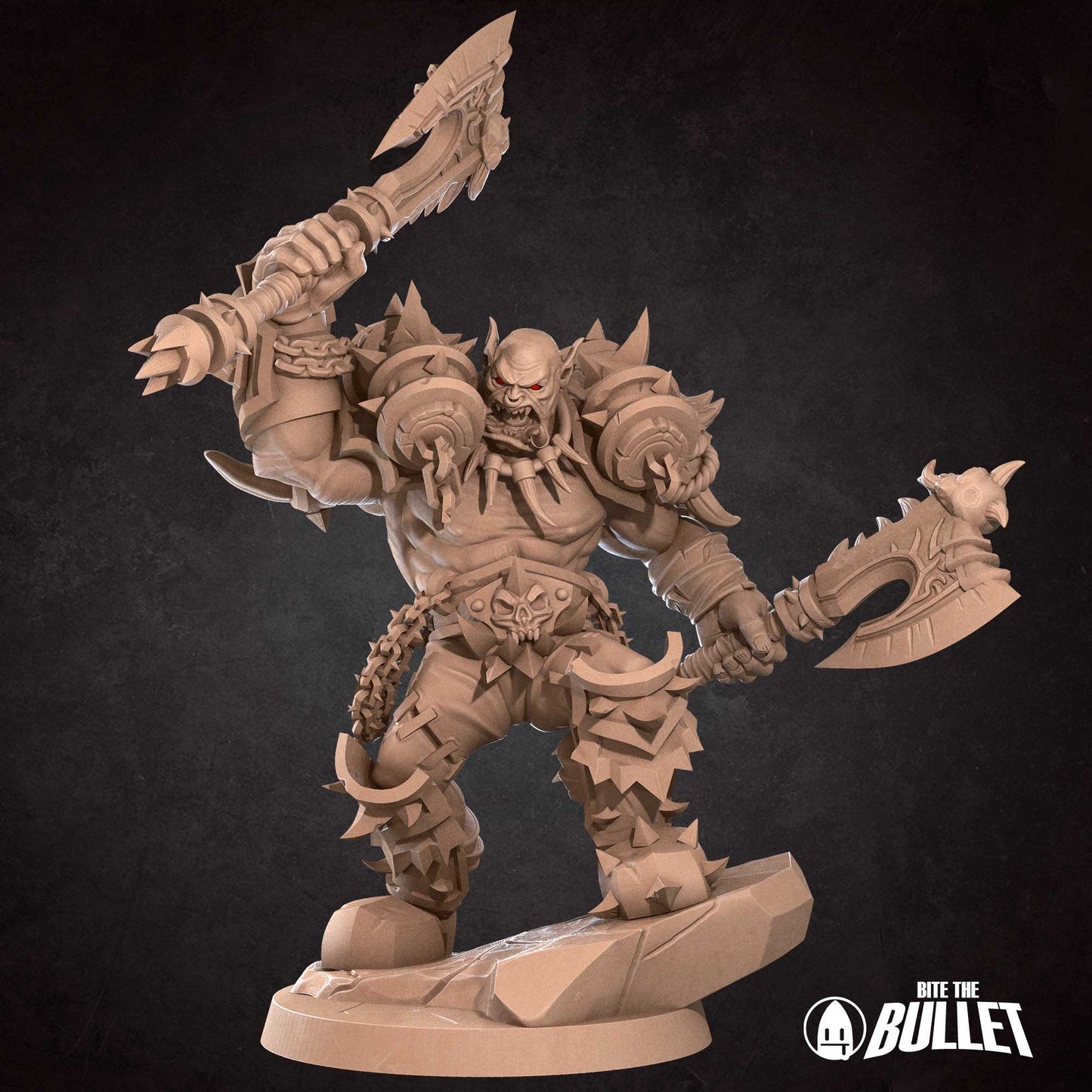Orc Warrior | Bite The Bullet | 35mm Scale | Resin Printed Tabletop RPG Miniature Figures | DND | 5E