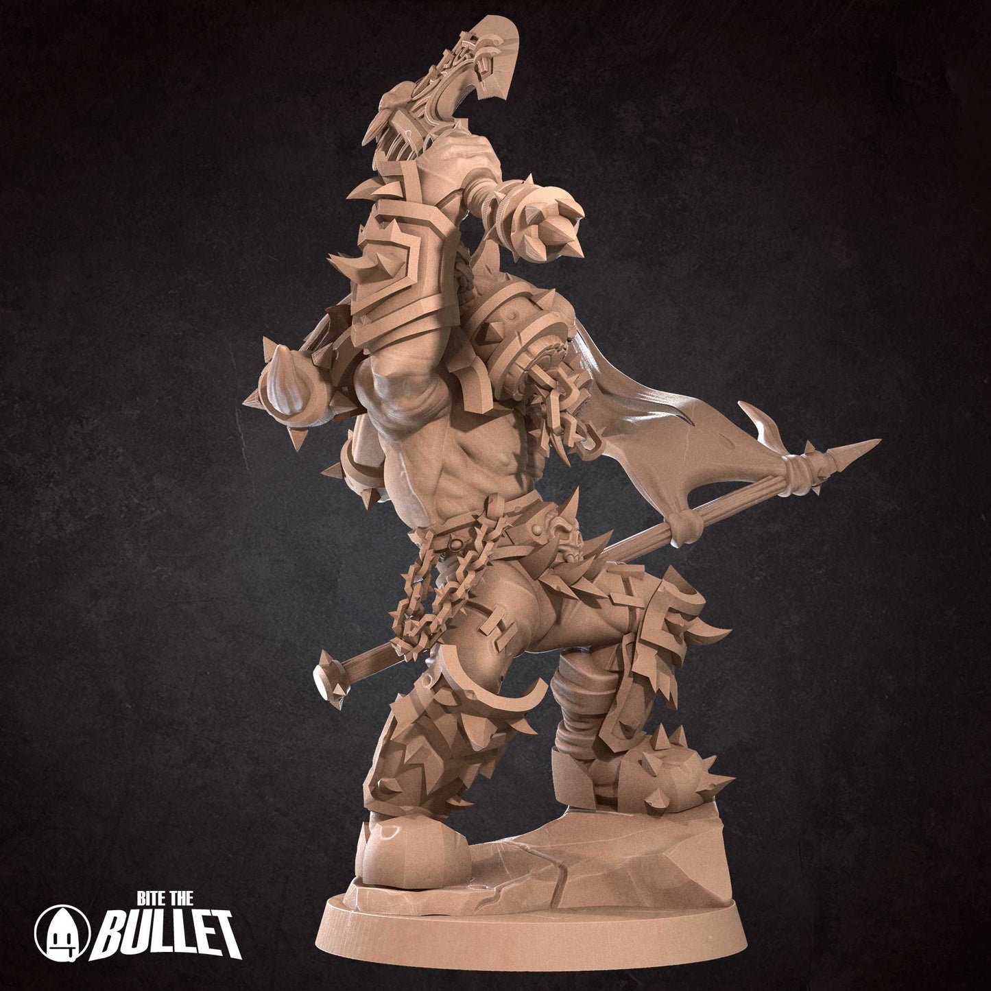 Orc Warrior | Bite The Bullet | 35mm Scale | Resin Printed Tabletop RPG Miniature Figures | DND | 5E