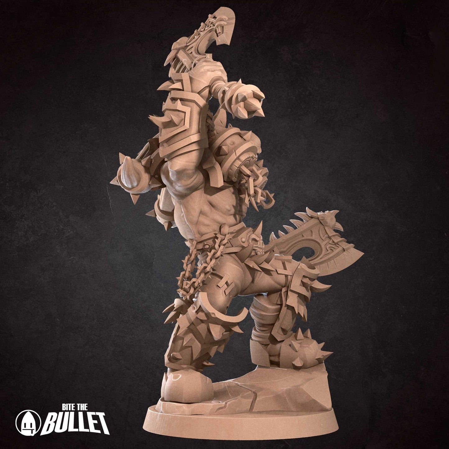 Orc Warrior | Bite The Bullet | 35mm Scale | Resin Printed Tabletop RPG Miniature Figures | DND | 5E
