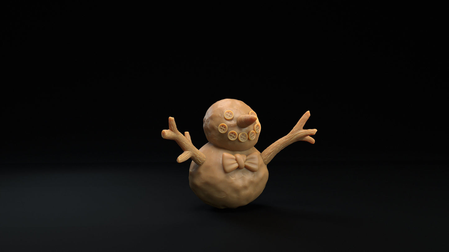 Christmas Snowmen | Dragon Trappers Lodge | Winter Advent Calendar | 32mm Scale Resin Printed Tabletop RPG Terrain For DND 5E and OPR