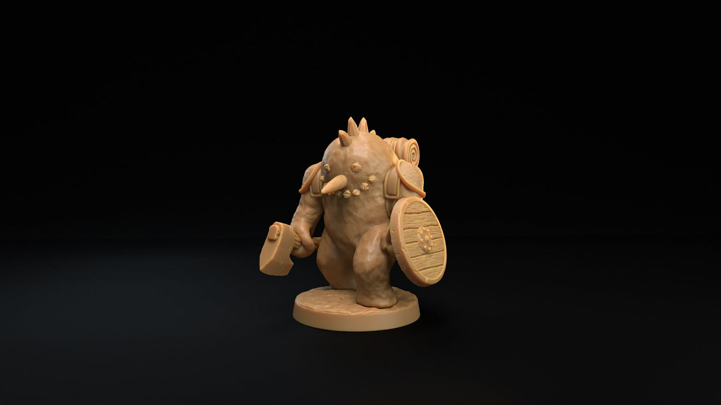 Animated Snowman Trapper | Dragon Trappers Lodge | Winter Advent Calendar | 32mm Scale Resin Printed Tabletop RPG Figure For DND 5E and OPR
