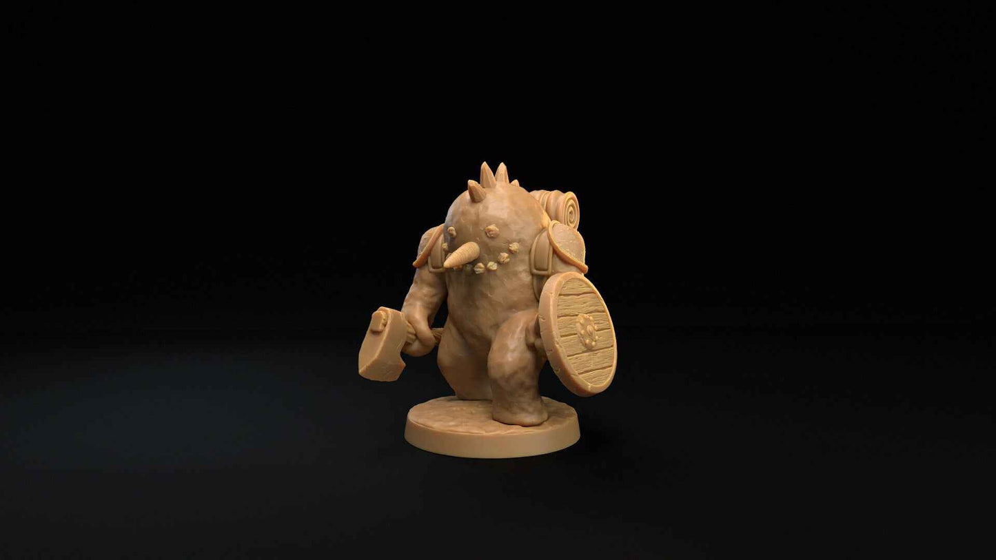 Animated Snowman Trapper | Dragon Trappers Lodge | Winter Advent Calendar | 32mm Scale Resin Printed Tabletop RPG Figure For DND 5E and OPR