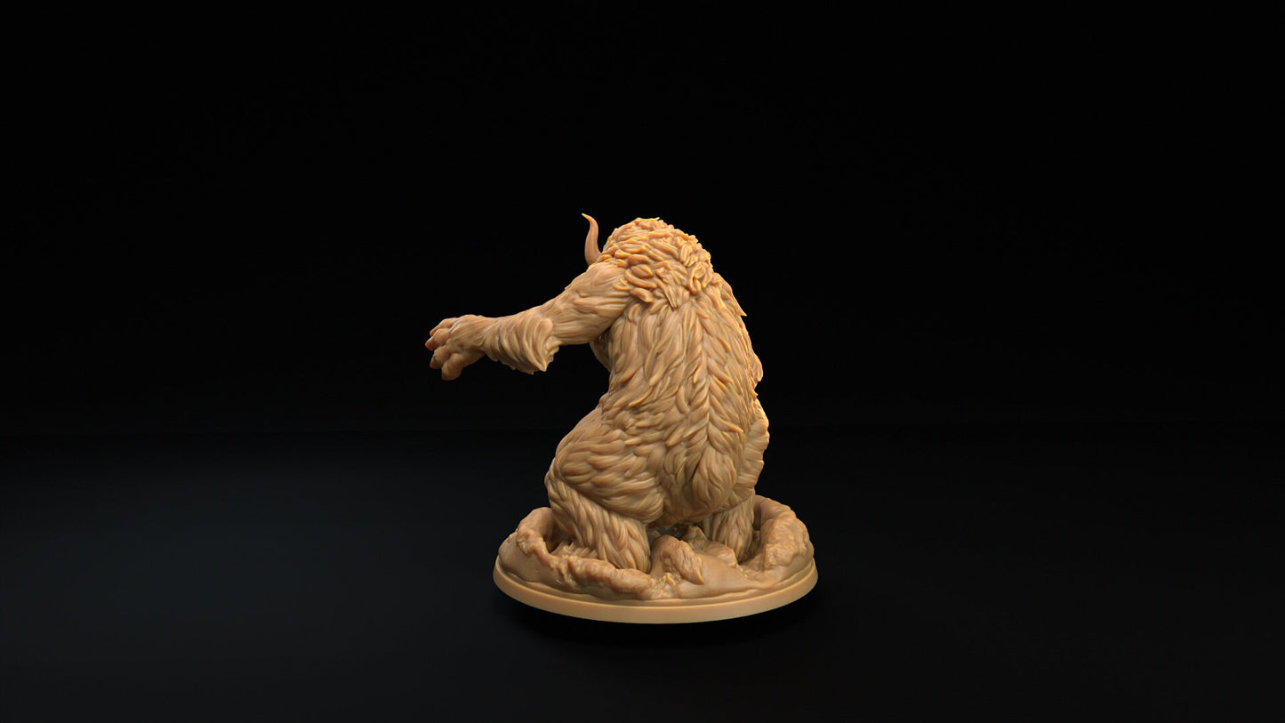 Abominable Snowman | Dragon Trappers Lodge | Winter Advent Calendar | 32mm Scale Resin Printed Tabletop RPG Figure For DND 5E and OPR