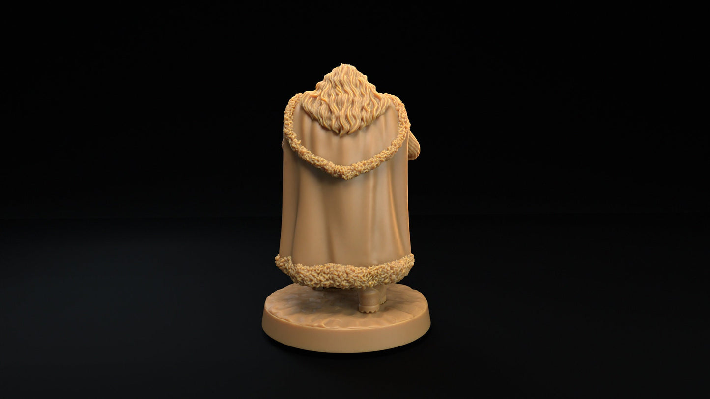 Santa | Dragon Trappers Lodge | Winter Advent Calendar | 32mm Scale Resin Printed Tabletop RPG Figure For DND 5E and OPR