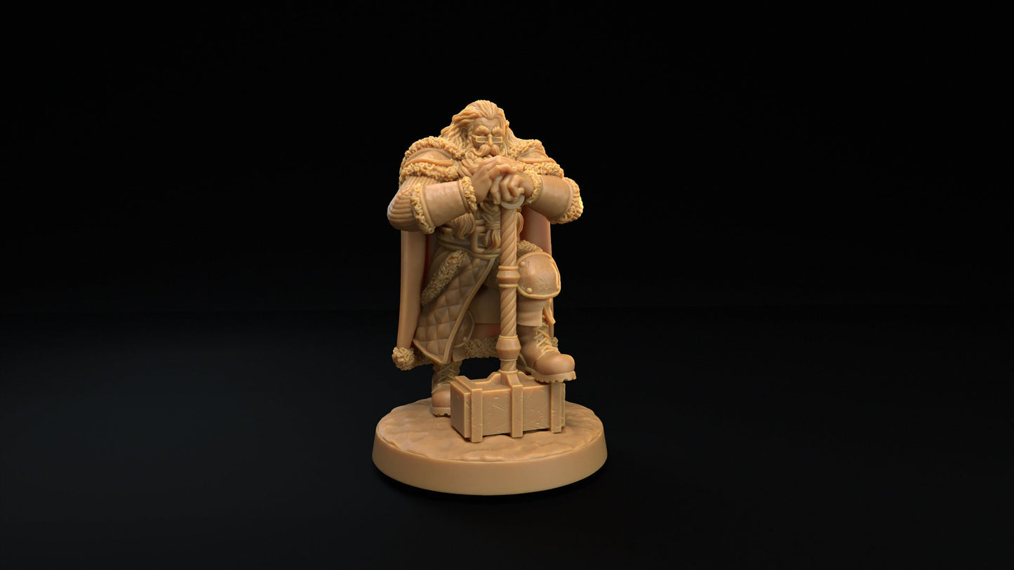 Santa | Dragon Trappers Lodge | Winter Advent Calendar | 32mm Scale Resin Printed Tabletop RPG Figure For DND 5E and OPR