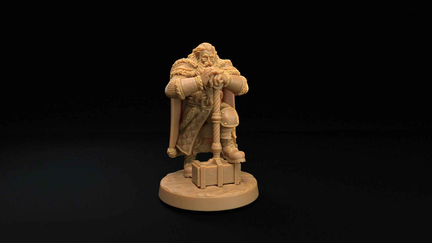Santa | Dragon Trappers Lodge | Winter Advent Calendar | 32mm Scale Resin Printed Tabletop RPG Figure For DND 5E and OPR