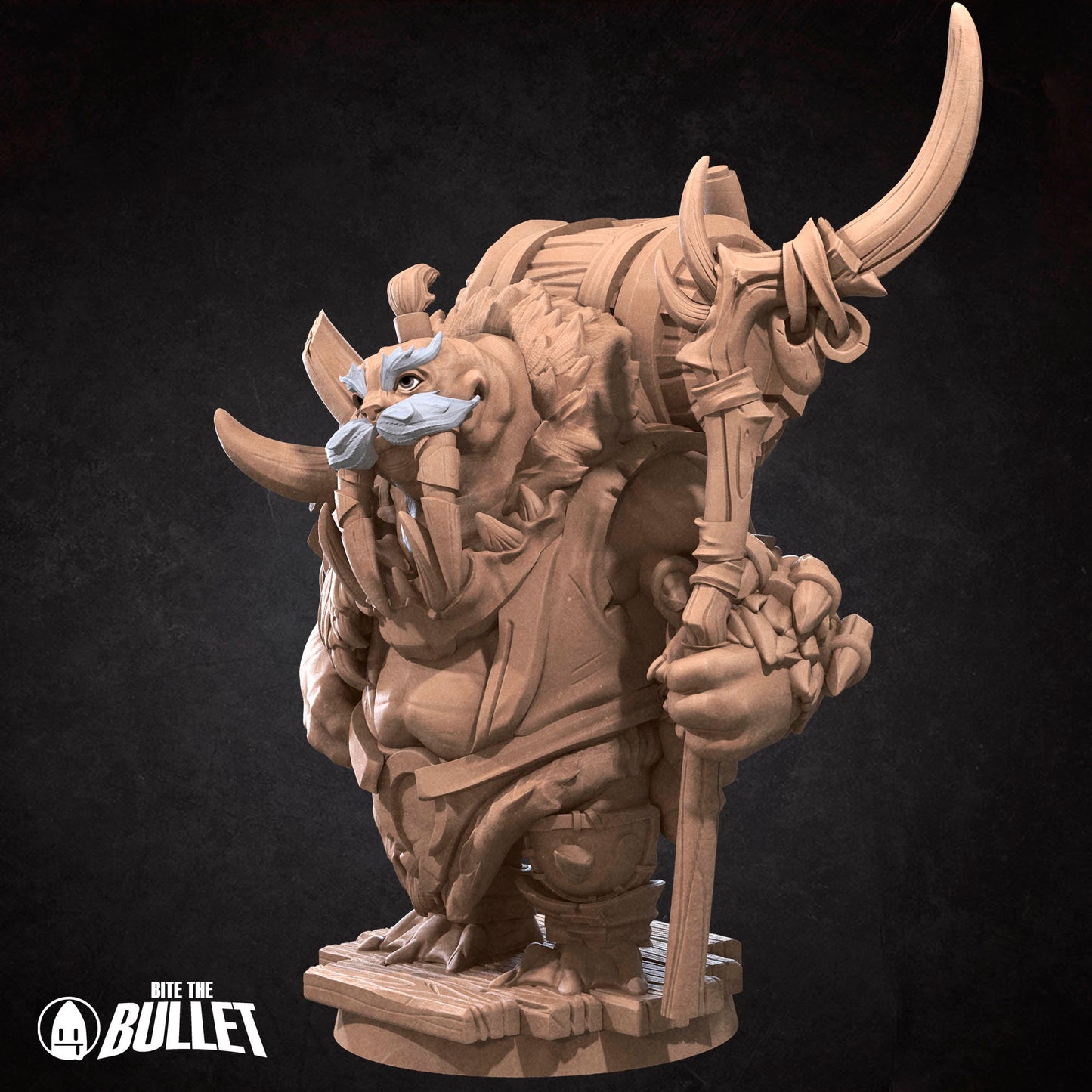 Walrus Mead Vendor | Bite The Bullet | Bullet Town Fishing Village | 35mm Scale Resin Printed Tabletop RPG Miniature Figures For DND 5E