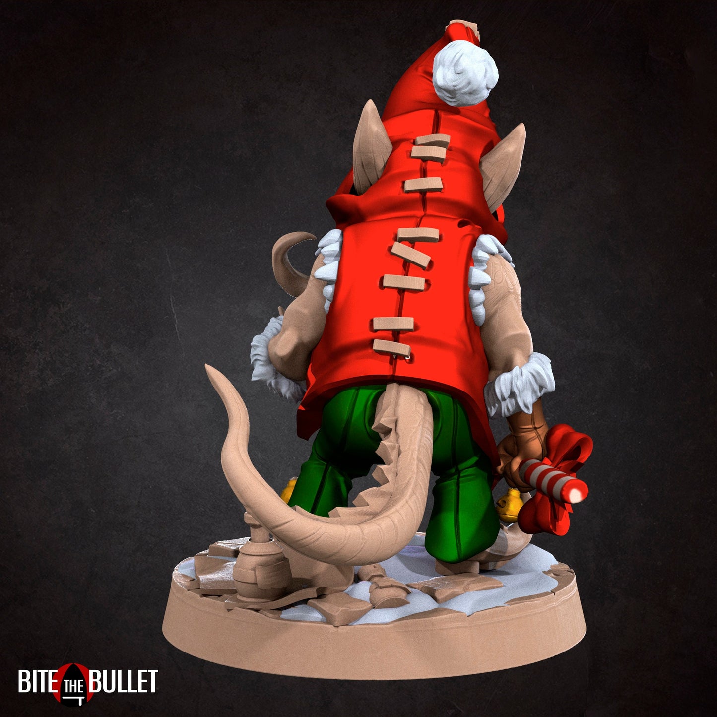 Christmas Kobold Set | Bite The Bullet | Bullet Town Christmas | 35mm Scale Resin Printed Tabletop RPG Miniature Figures For DND 5E