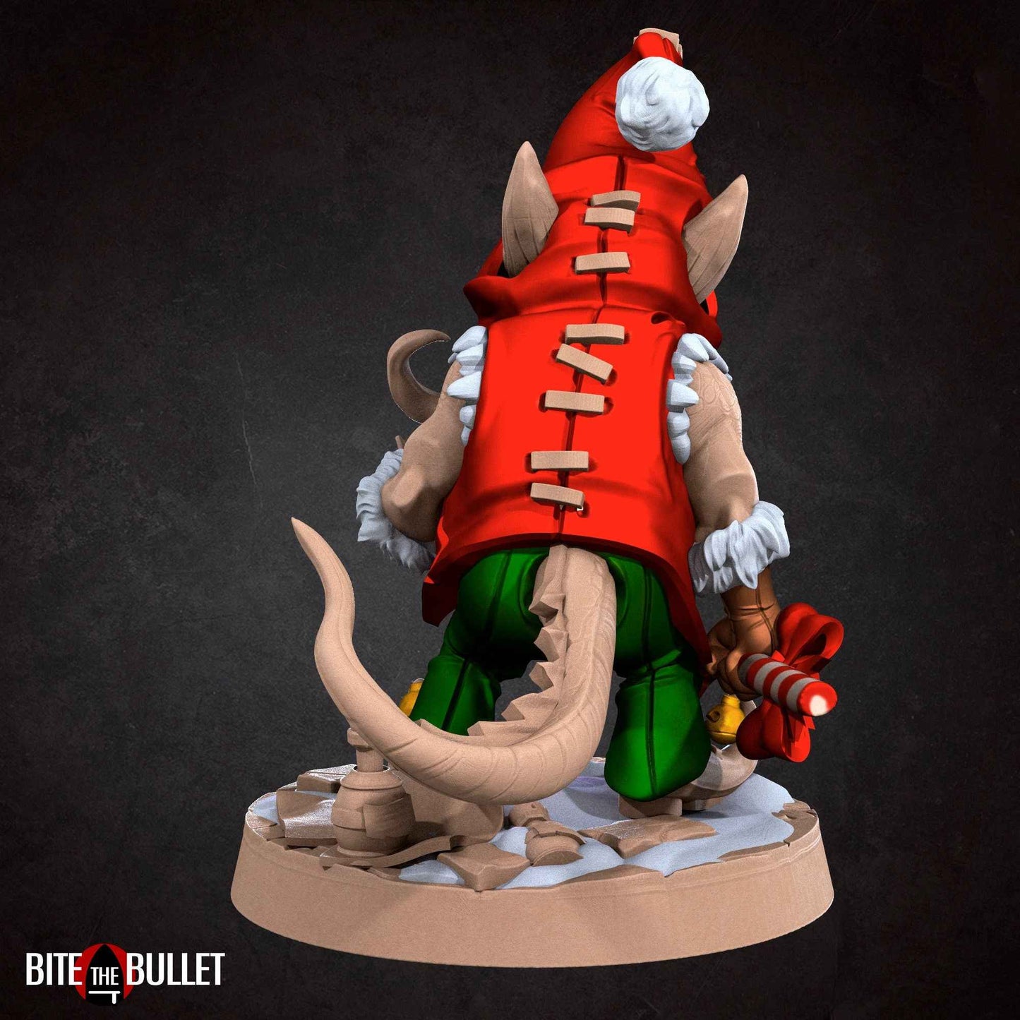 Christmas Kobold Set | Bite The Bullet | Bullet Town Christmas | 35mm Scale Resin Printed Tabletop RPG Miniature Figures For DND 5E