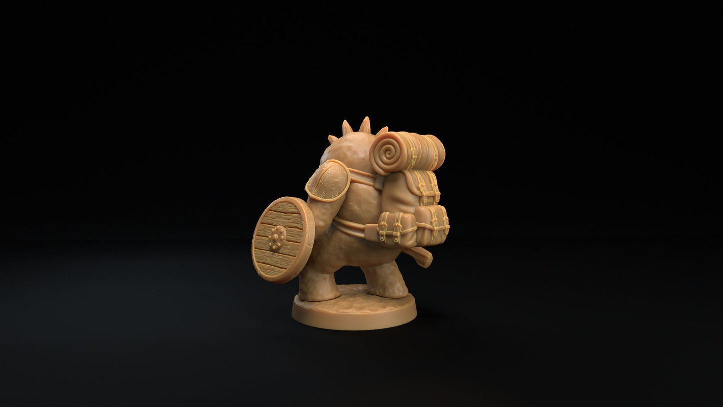 Animated Snowman Trapper | Dragon Trappers Lodge | Winter Advent Calendar | 32mm Scale Resin Printed Tabletop RPG Figure For DND 5E and OPR