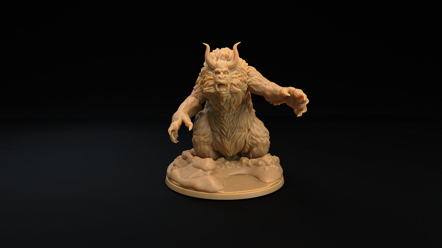 Abominable Snowman | Dragon Trappers Lodge | Winter Advent Calendar | 32mm Scale Resin Printed Tabletop RPG Figure For DND 5E and OPR