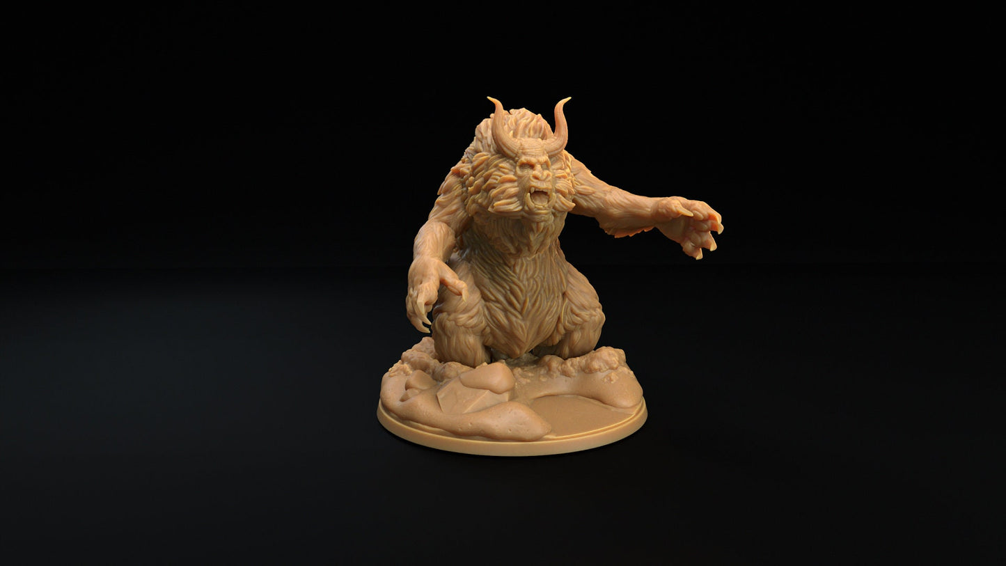 Abominable Snowman | Dragon Trappers Lodge | Winter Advent Calendar | 32mm Scale Resin Printed Tabletop RPG Figure For DND 5E and OPR