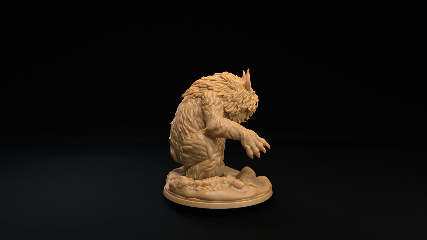 Abominable Snowman | Dragon Trappers Lodge | Winter Advent Calendar | 32mm Scale Resin Printed Tabletop RPG Figure For DND 5E and OPR