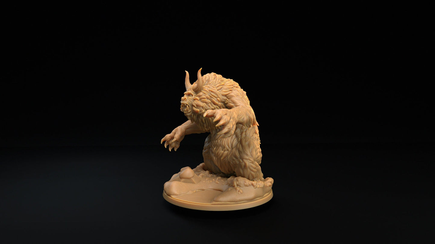 Abominable Snowman | Dragon Trappers Lodge | Winter Advent Calendar | 32mm Scale Resin Printed Tabletop RPG Figure For DND 5E and OPR
