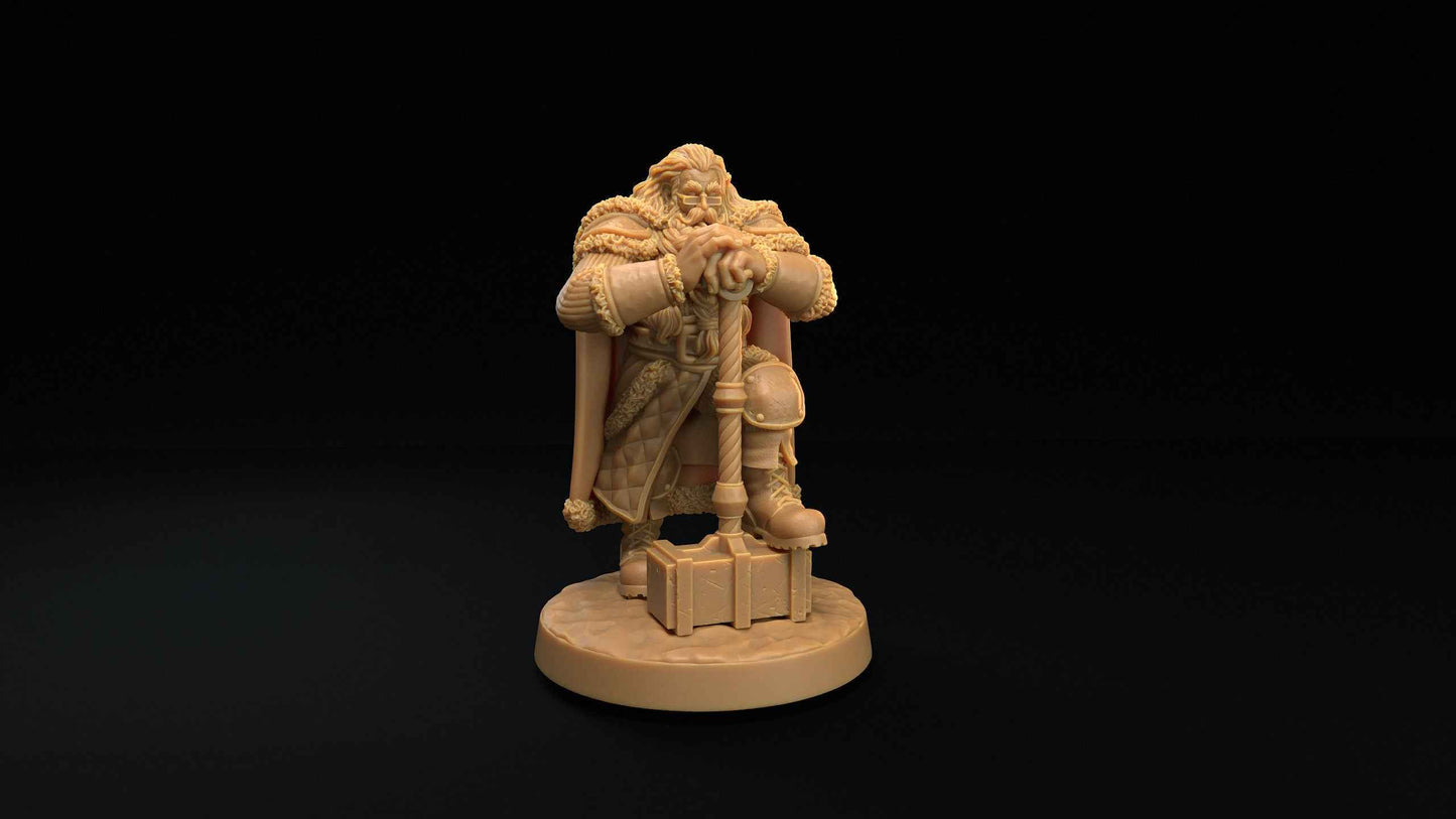 Santa | Dragon Trappers Lodge | Winter Advent Calendar | 32mm Scale Resin Printed Tabletop RPG Figure For DND 5E and OPR