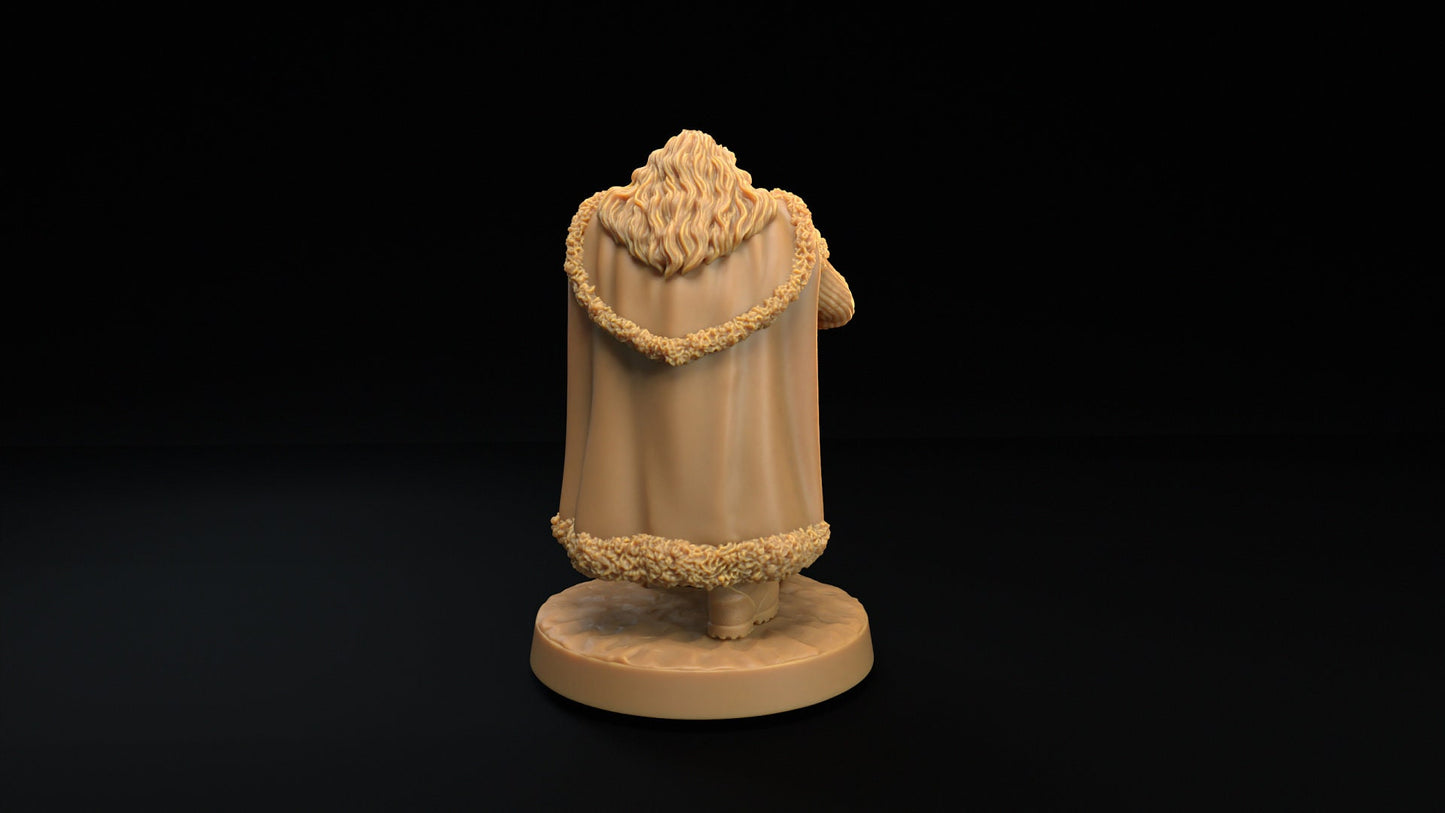 Santa | Dragon Trappers Lodge | Winter Advent Calendar | 32mm Scale Resin Printed Tabletop RPG Figure For DND 5E and OPR