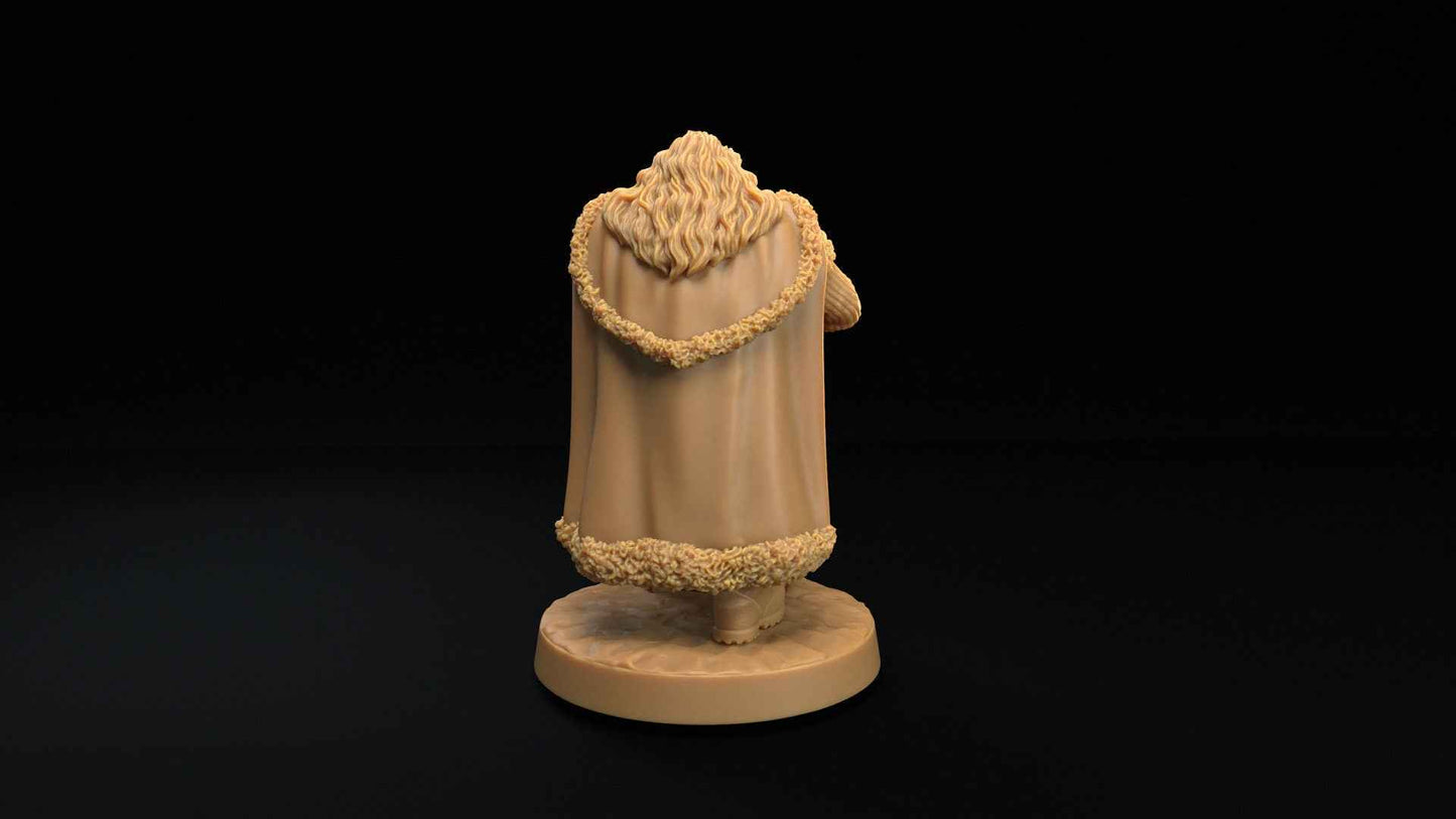 Santa | Dragon Trappers Lodge | Winter Advent Calendar | 32mm Scale Resin Printed Tabletop RPG Figure For DND 5E and OPR