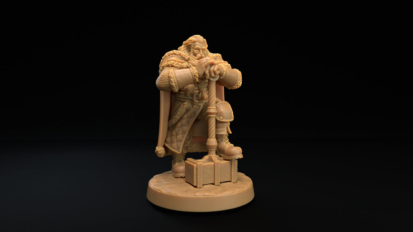 Santa | Dragon Trappers Lodge | Winter Advent Calendar | 32mm Scale Resin Printed Tabletop RPG Figure For DND 5E and OPR
