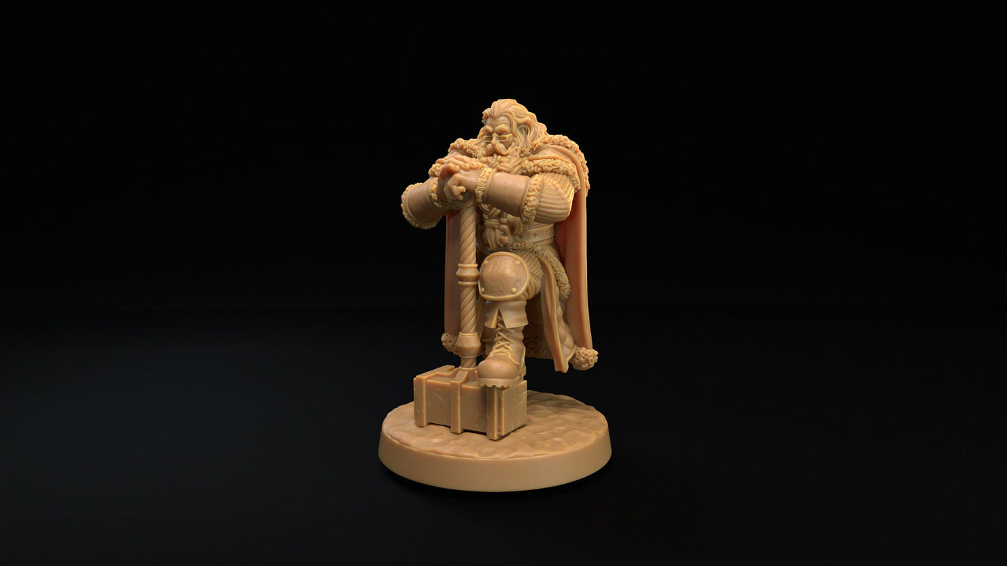 Santa | Dragon Trappers Lodge | Winter Advent Calendar | 32mm Scale Resin Printed Tabletop RPG Figure For DND 5E and OPR