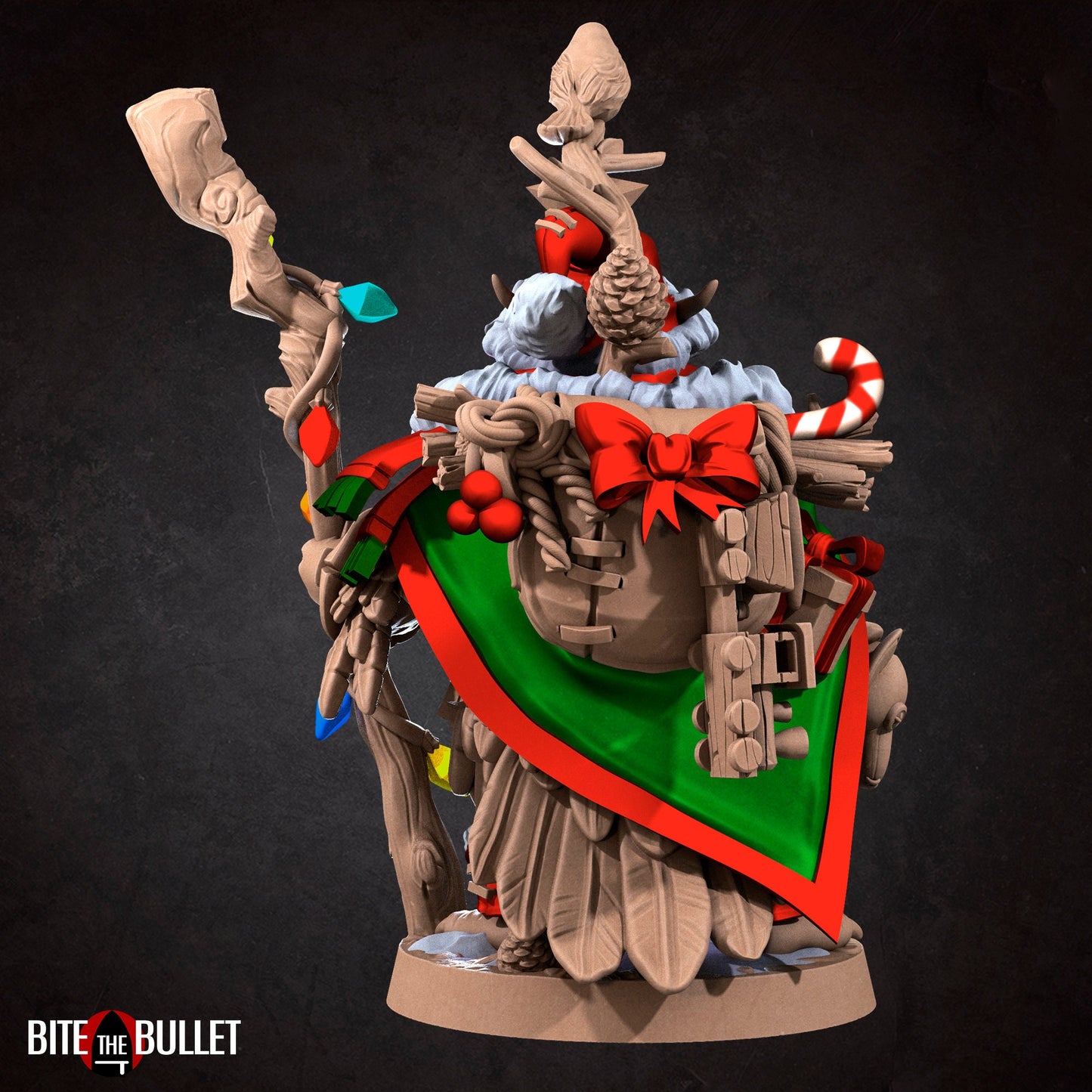 Forest Keeper Owlfolk | Bite The Bullet | Bullet Town Christmas | 35mm Scale Resin Printed Tabletop RPG Miniature Figures For DND 5E