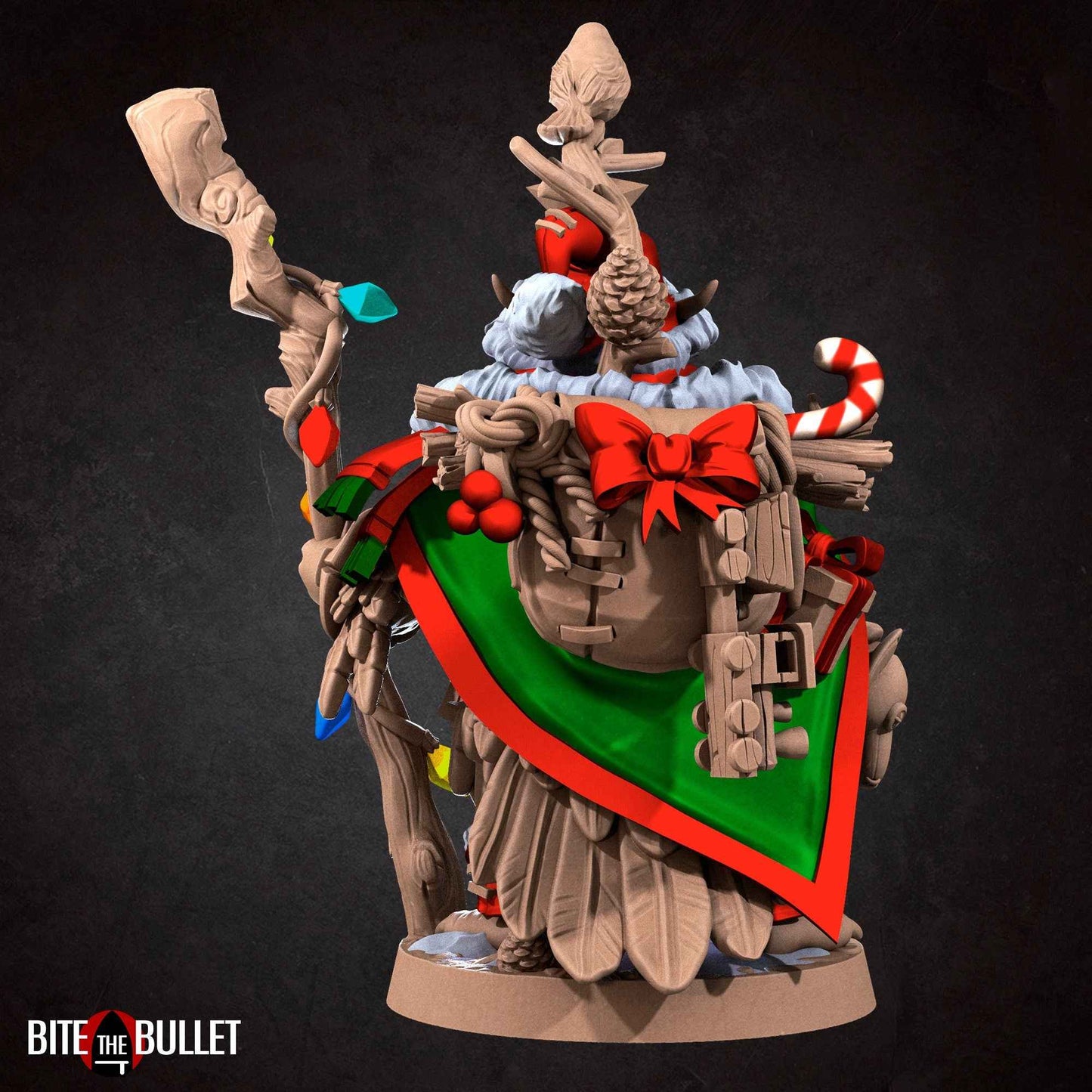 Forest Keeper Owlfolk | Bite The Bullet | Bullet Town Christmas | 35mm Scale Resin Printed Tabletop RPG Miniature Figures For DND 5E