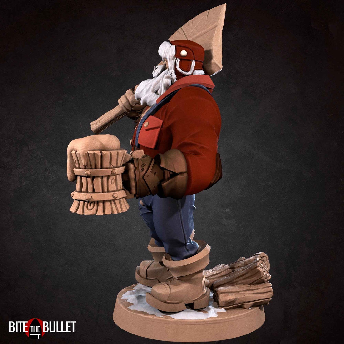 Klaus | Bite The Bullet | Sexy Santa | Bullet Town Christmas | 35mm Scale Resin Printed Tabletop RPG Miniature Figures For DND 5E