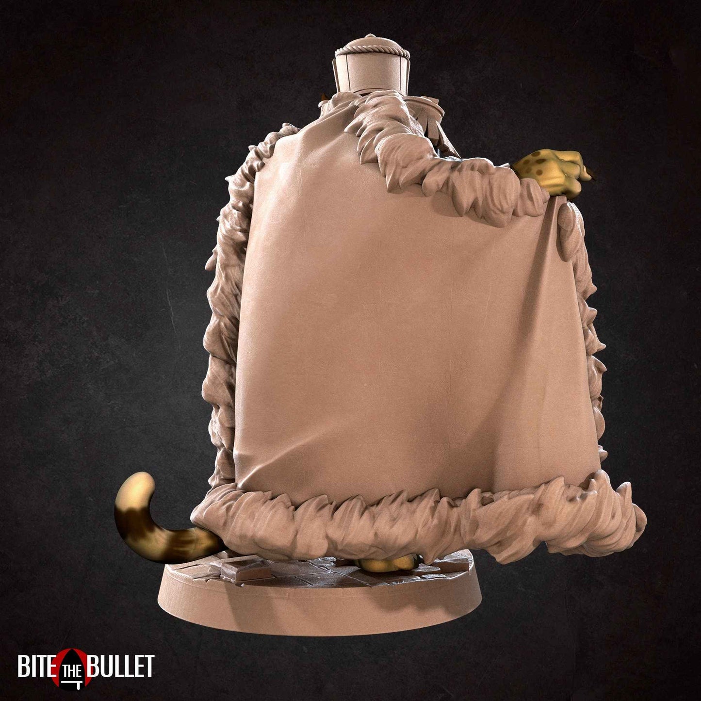 Christmas Smuggler Tabaxi | Bite The Bullet | Bullet Town Christmas | 35mm Scale Resin Printed Tabletop RPG Miniature Figures For DND 5E