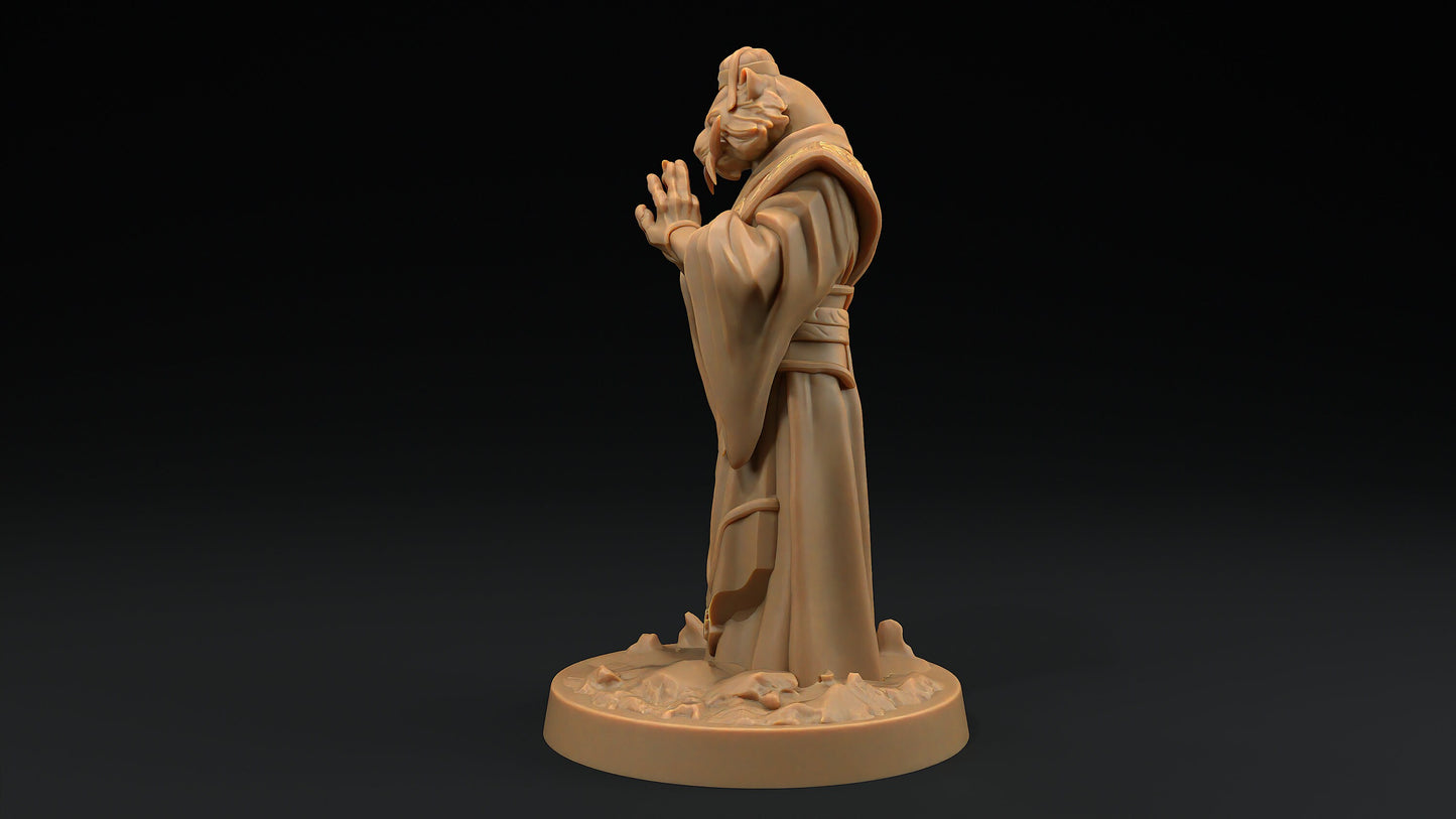 Jiao, The Paw Clan Boss | Dragon Trappers Lodge | Hero Hunters Lodge | 32mm Scale Resin Printed Tabletop RPG Figure For DND and TTRPGs