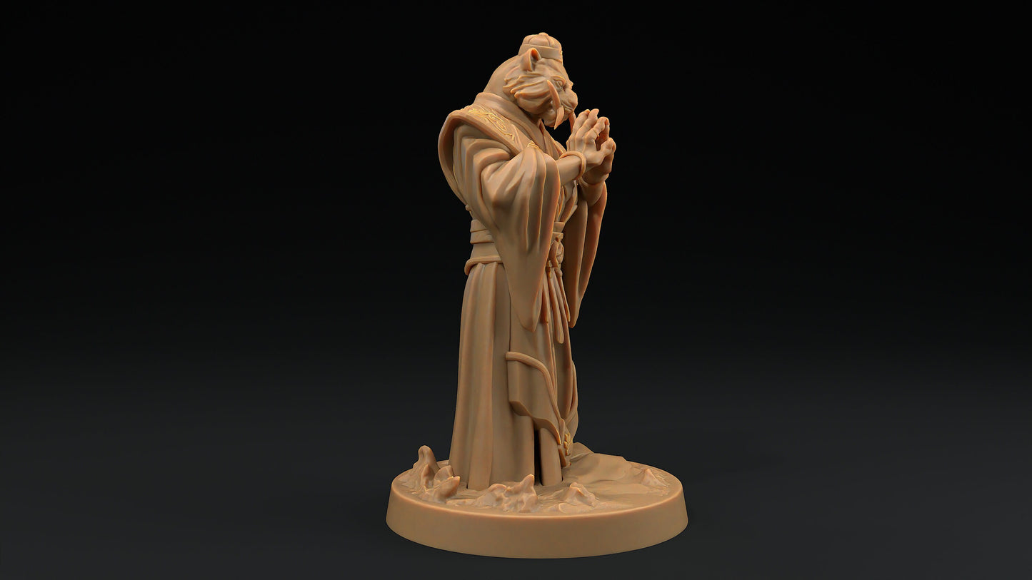 Jiao, The Paw Clan Boss | Dragon Trappers Lodge | Hero Hunters Lodge | 32mm Scale Resin Printed Tabletop RPG Figure For DND and TTRPGs