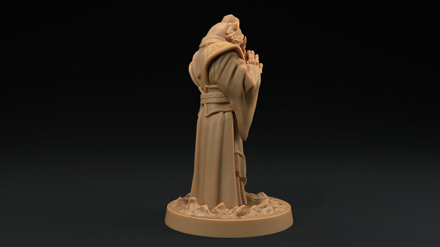 Jiao, The Paw Clan Boss | Dragon Trappers Lodge | Hero Hunters Lodge | 32mm Scale Resin Printed Tabletop RPG Figure For DND and TTRPGs