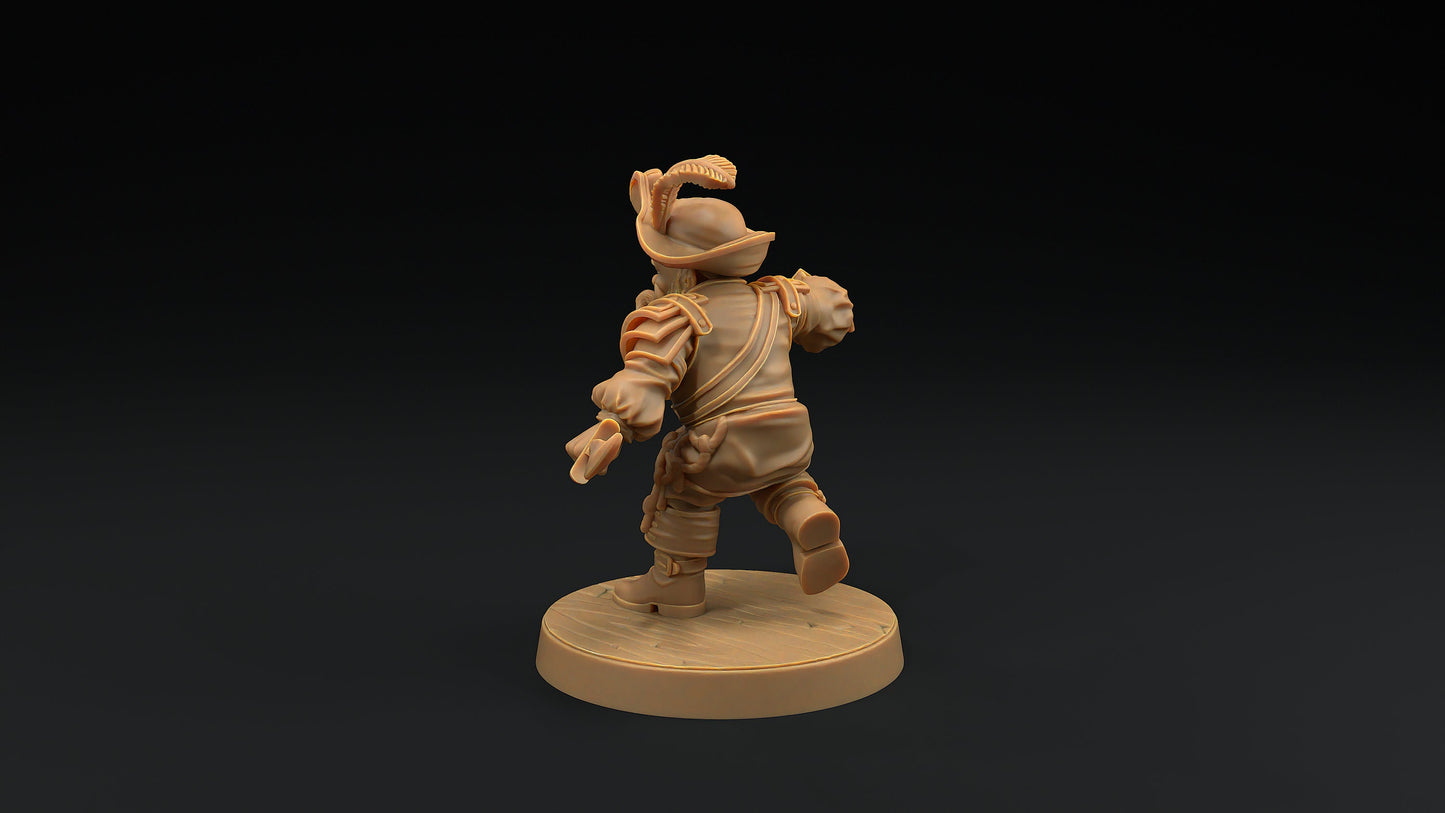 Flint Stonetone, Dwarven Trapper | Dragon Trappers Lodge | Hunt for The Last Sea Angel | 32mm Scale Resin Printed TTRPG Figure For DND