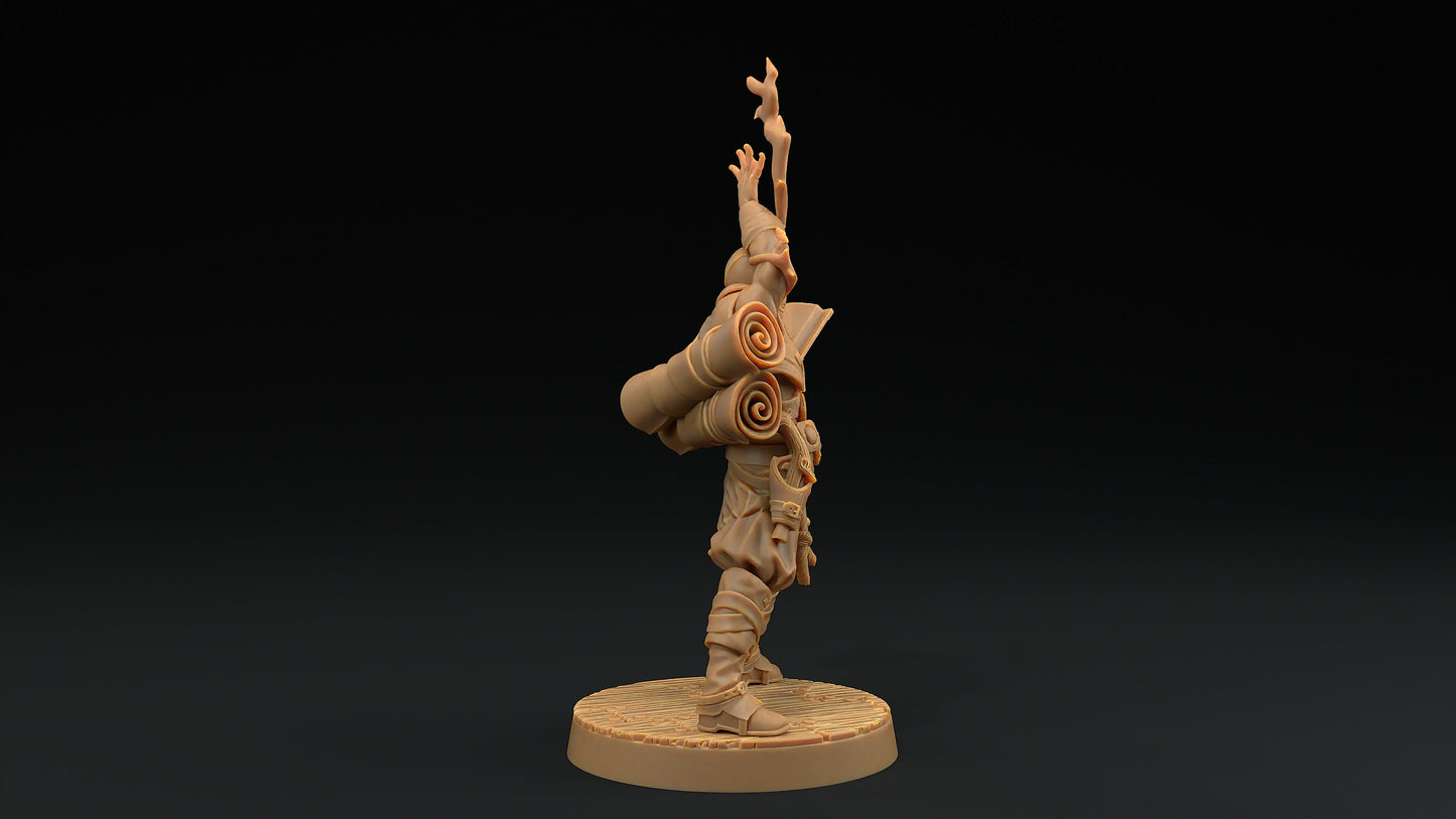 Bamf Tx'Aru | Dragon Trappers Lodge | Hunt for The Last Sea Angel | 32mm Scale Resin Printed Tabletop RPG Figure For DND