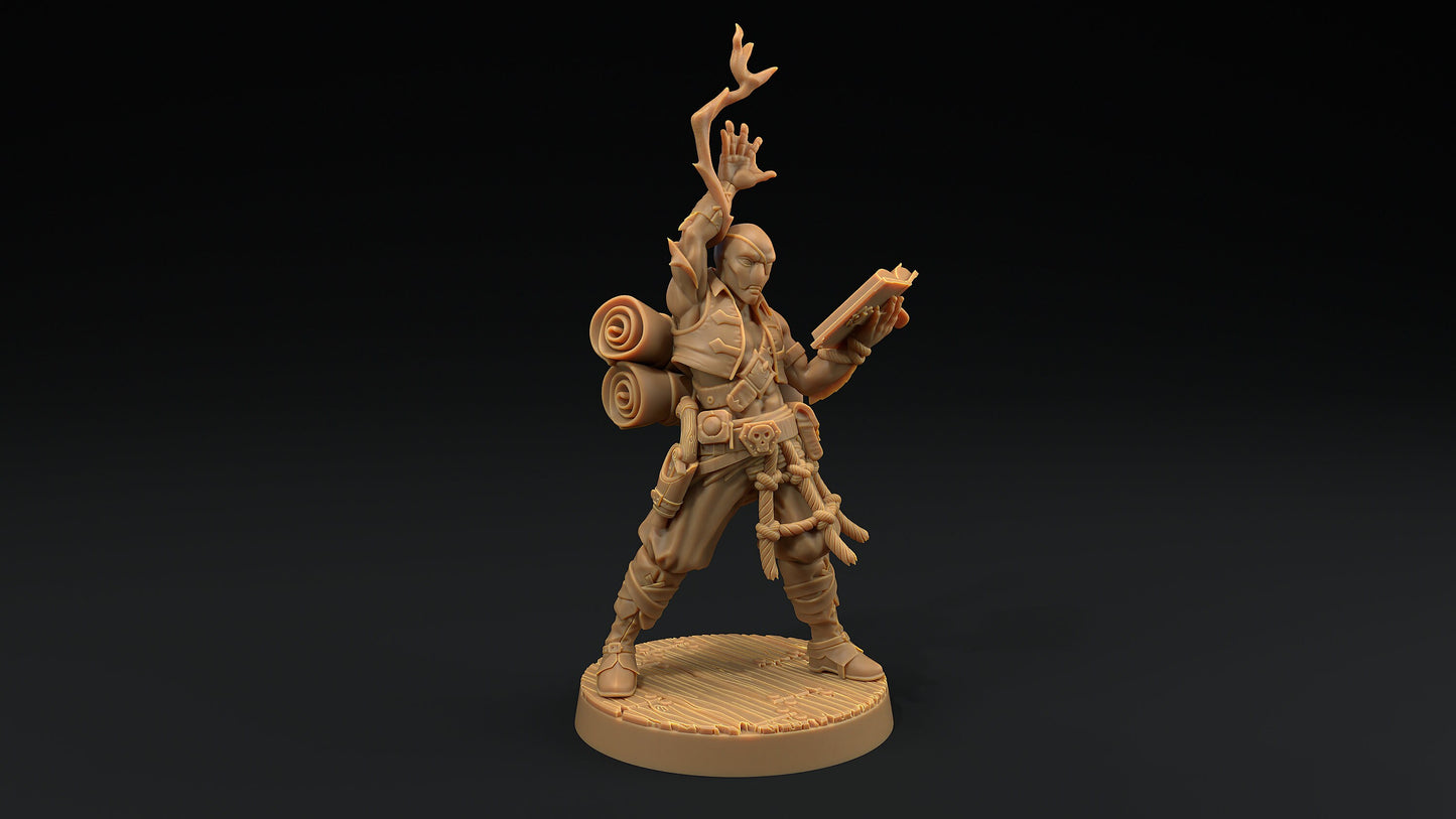 Bamf Tx'Aru | Dragon Trappers Lodge | Hunt for The Last Sea Angel | 32mm Scale Resin Printed Tabletop RPG Figure For DND