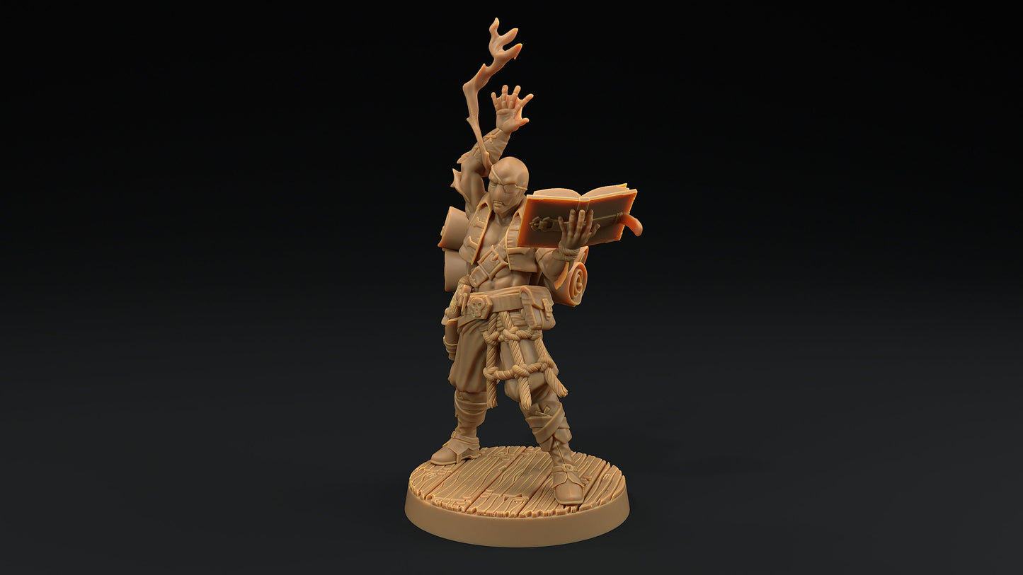 Bamf Tx'Aru | Dragon Trappers Lodge | Hunt for The Last Sea Angel | 32mm Scale Resin Printed Tabletop RPG Figure For DND