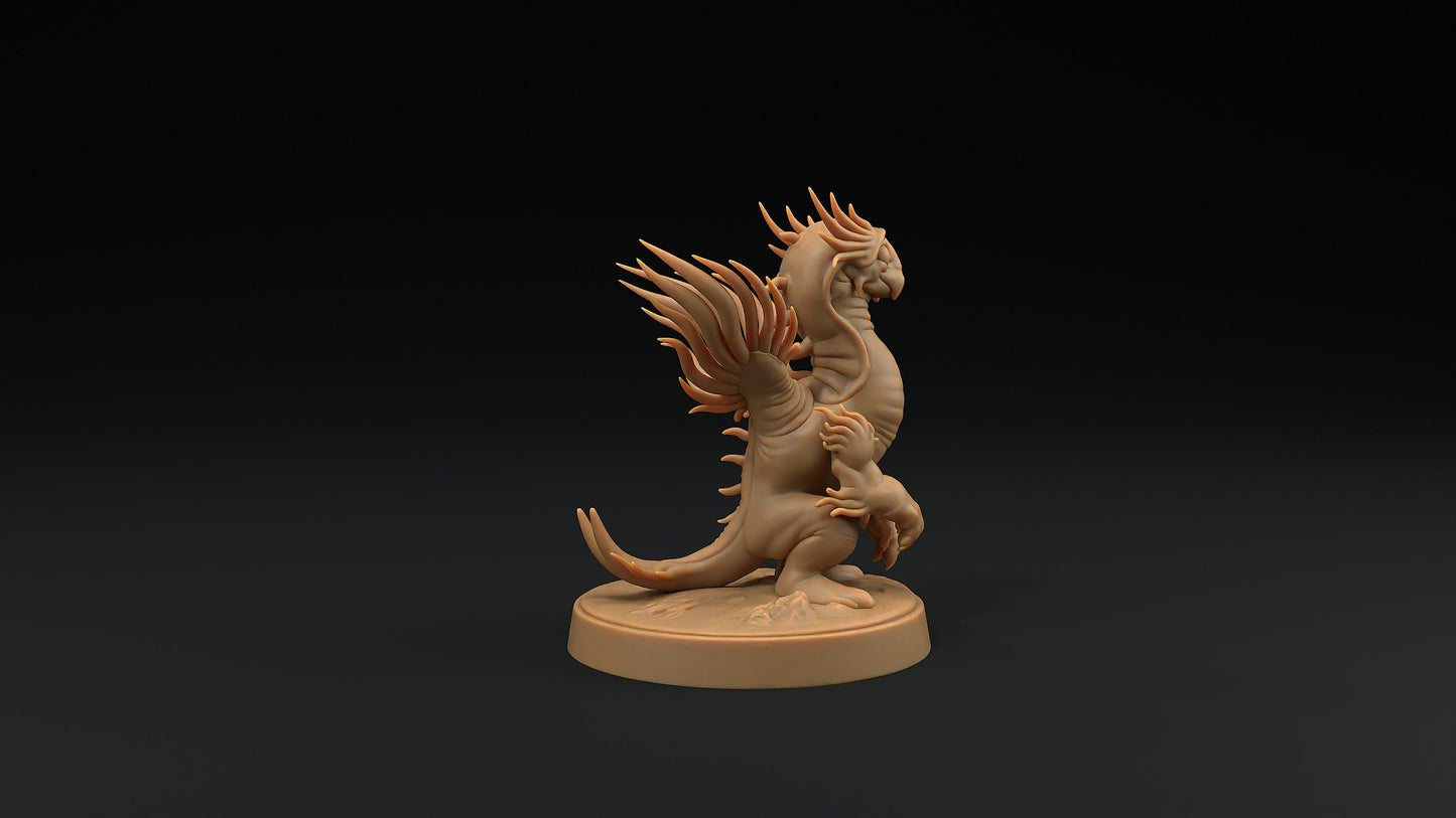 Collectible Blue Sea Ferret Drake | Dragon Trappers Lodge | Hunt for The Last Sea Angel | 32mm Scale Resin Printed TTRPG Figure For DND