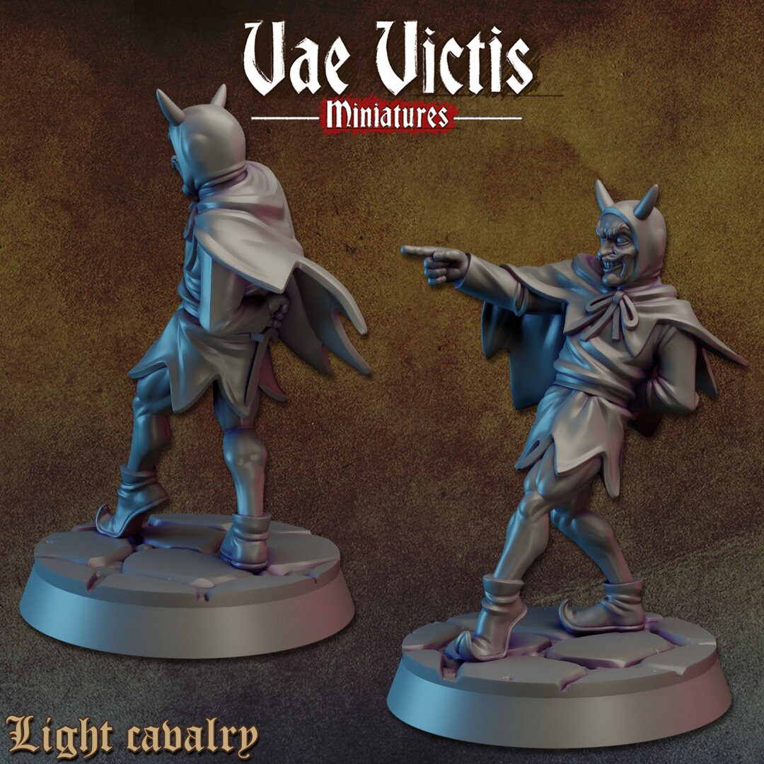 Charming Devil | Vae Victis Miniatures | 32mm Scale Resin Printed Tabletop RPG Figures for Tabletop Roleplaying or Wargaming