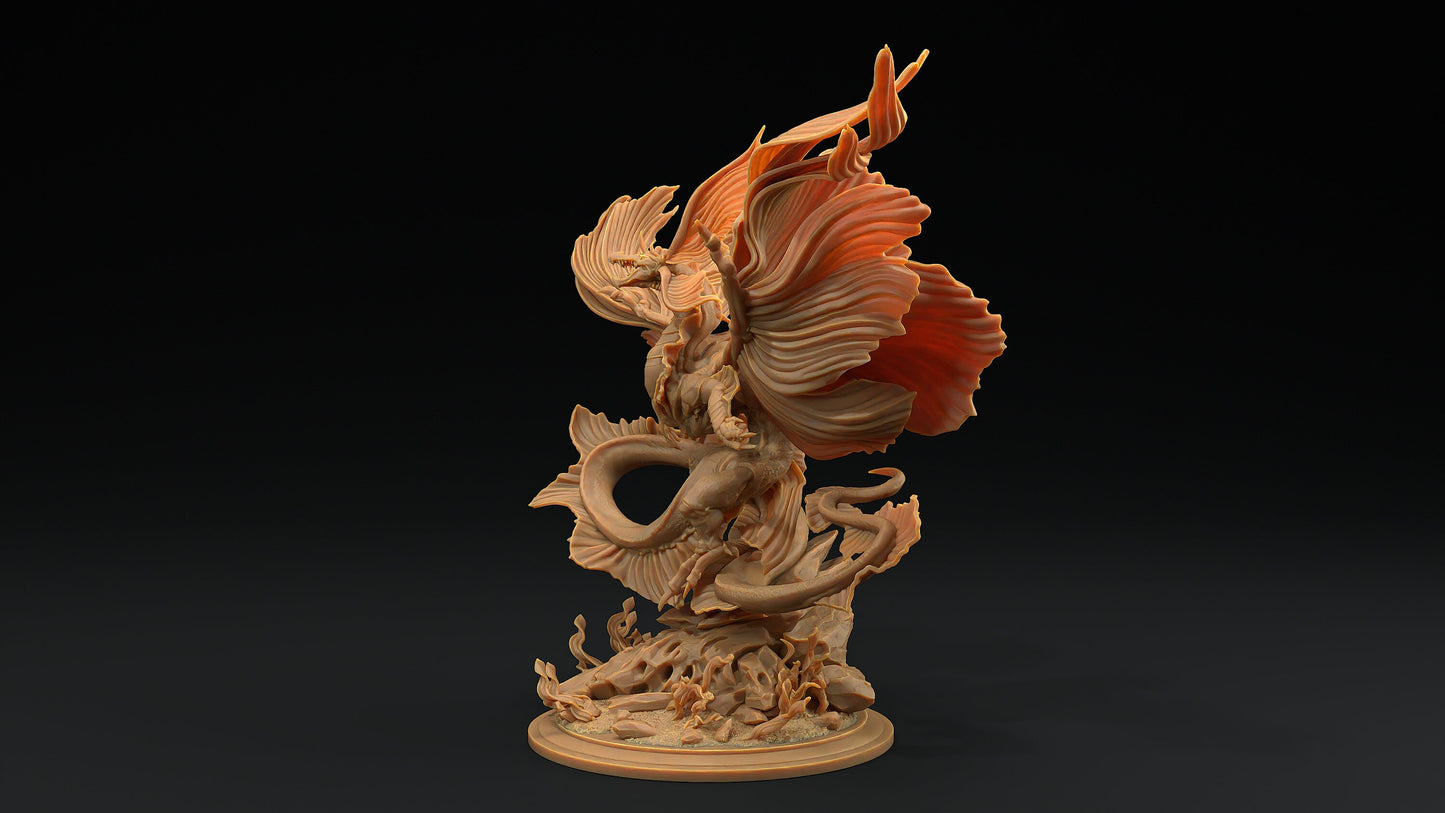 The Sea Angel | Dragon Trappers Lodge | Hunt for The Last Sea Angel | 32mm Scale Resin Printed Tabletop RPG Figure For DND and TTRPGs