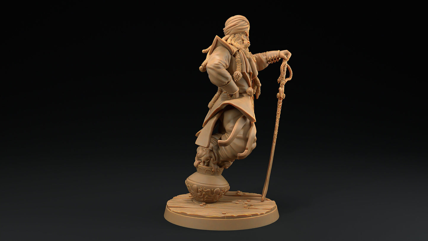 Dread Captain Zayyim, The Wishless | Dragon Trappers Lodge | Hunt for The Last Sea Angel | 32mm Scale Resin Printed TTRPG Figure For DND