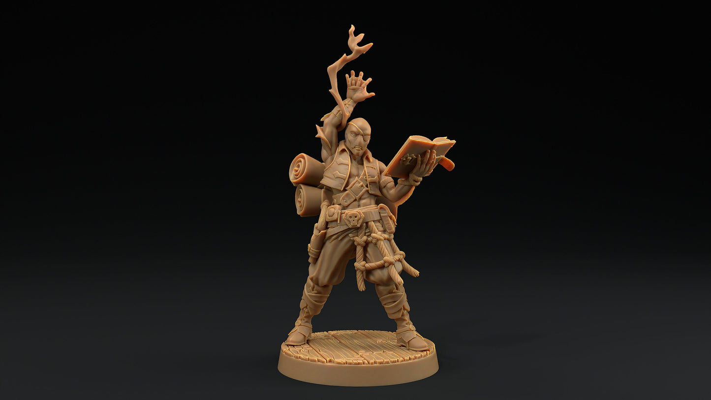 Bamf Tx'Aru | Dragon Trappers Lodge | Hunt for The Last Sea Angel | 32mm Scale Resin Printed Tabletop RPG Figure For DND