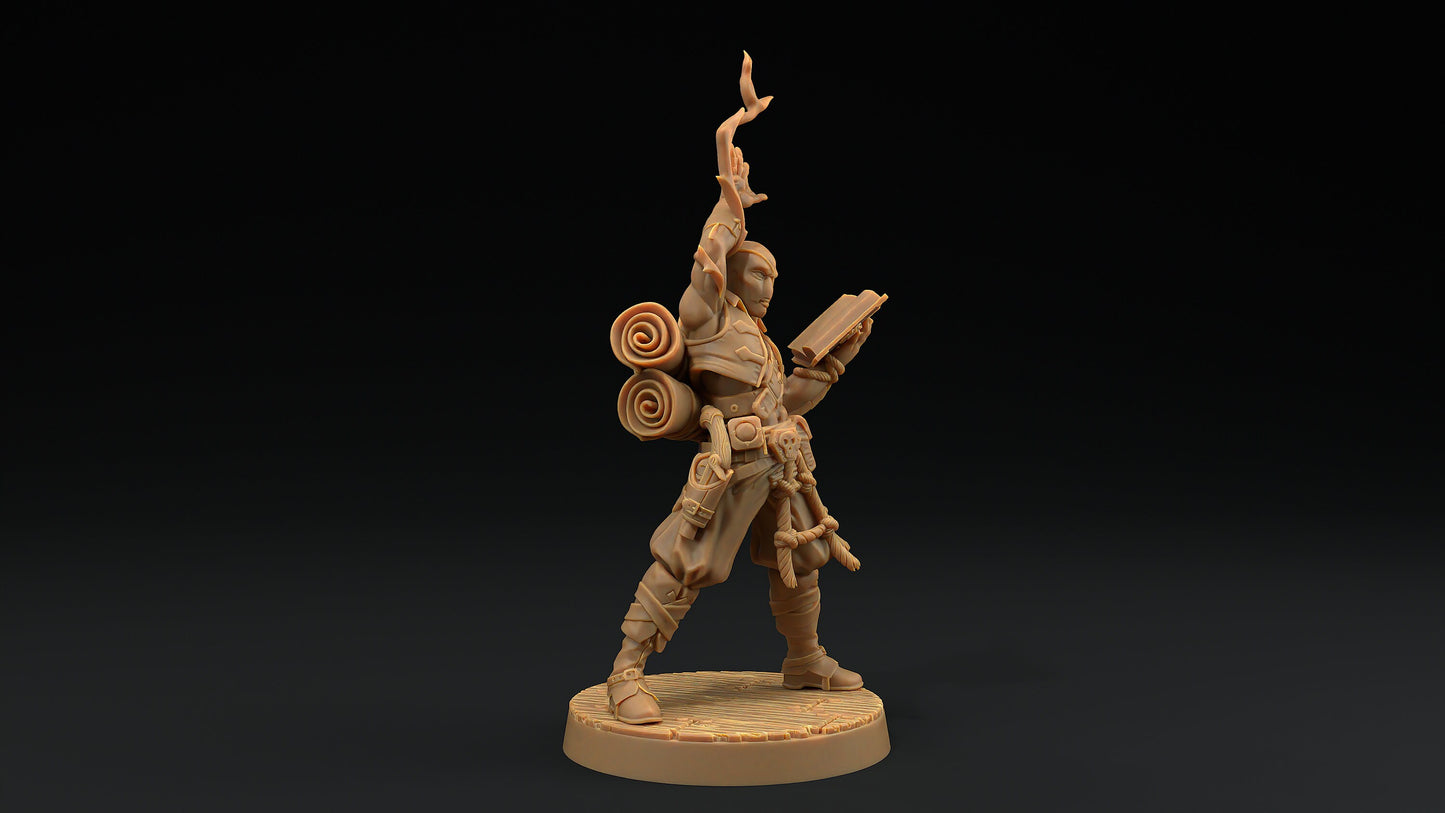 Bamf Tx'Aru | Dragon Trappers Lodge | Hunt for The Last Sea Angel | 32mm Scale Resin Printed Tabletop RPG Figure For DND
