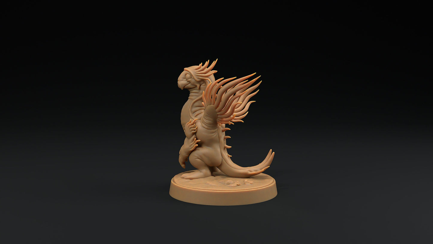 Collectible Blue Sea Ferret Drake | Dragon Trappers Lodge | Hunt for The Last Sea Angel | 32mm Scale Resin Printed TTRPG Figure For DND