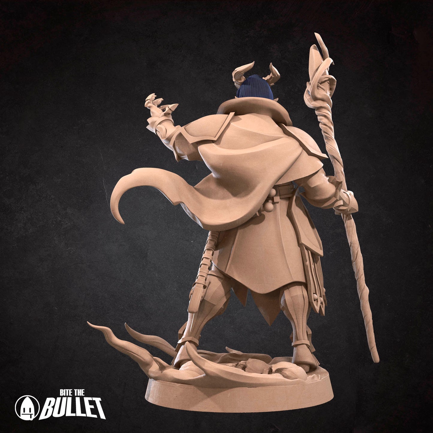 Tiefling Warlock | Bite The Bullet | 35mm Scale | Resin Printed Tabletop RPG Miniature Figures | DND | 5E