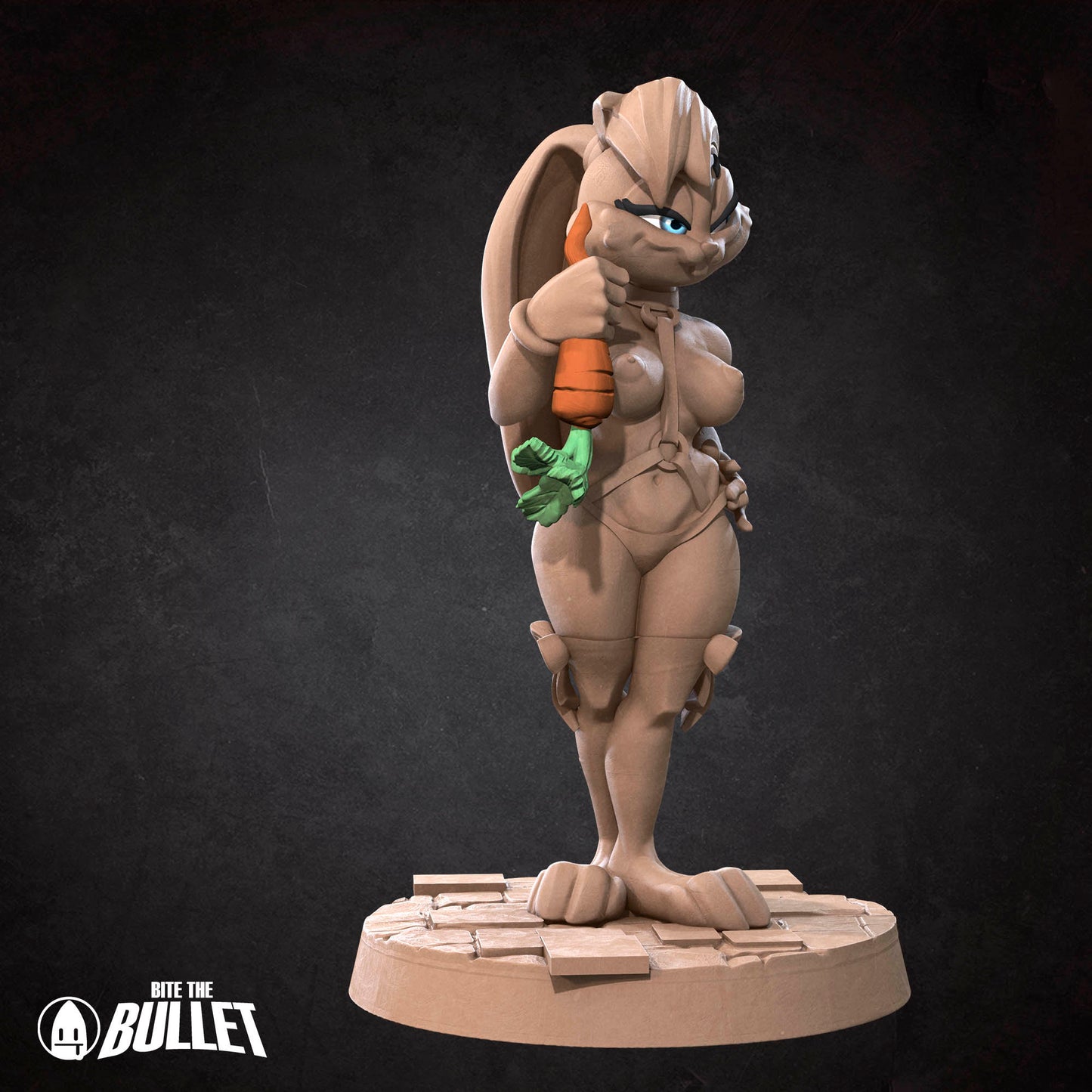 Harengon Kathy Bunny | NSFW Version | Bite The Bullet | 35mm Scale | Resin Printed Tabletop RPG Miniature Figures | DND | 5E