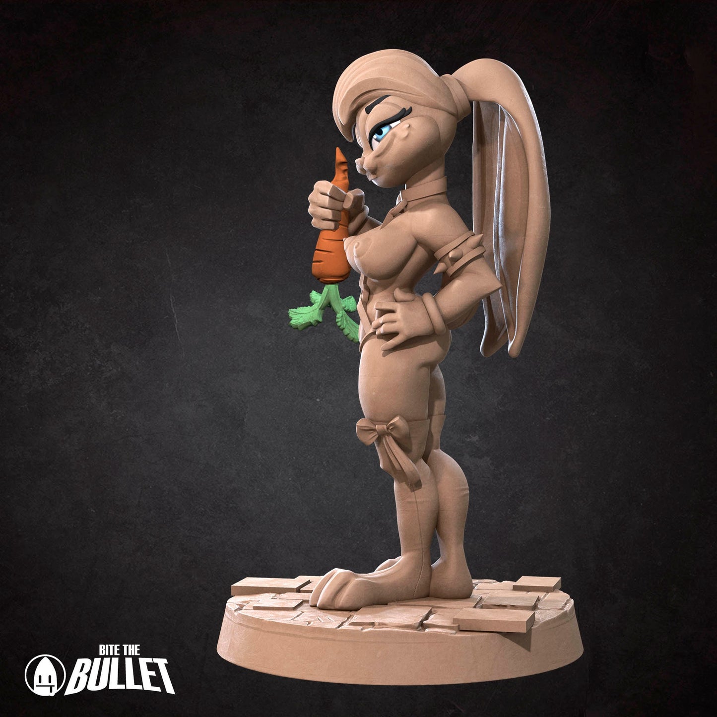 Harengon Kathy Bunny | NSFW Version | Bite The Bullet | 35mm Scale | Resin Printed Tabletop RPG Miniature Figures | DND | 5E