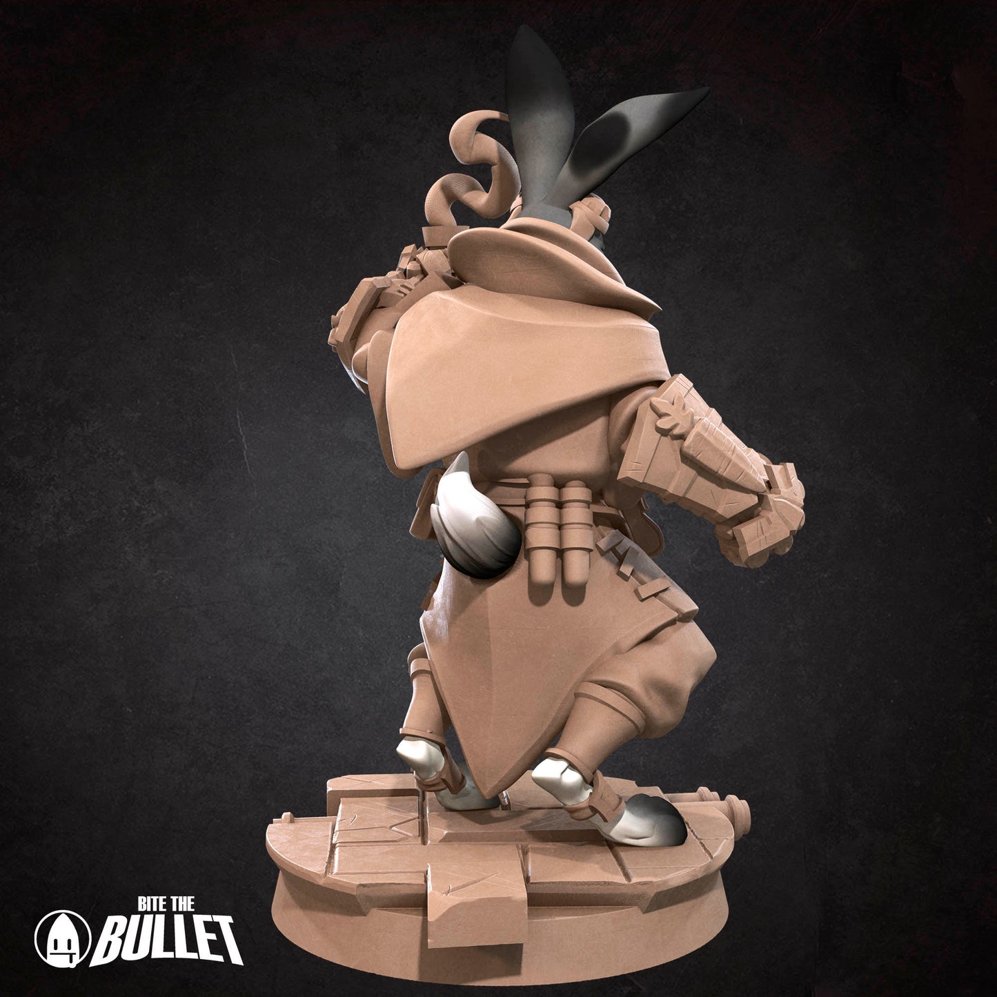 Harengon Artificer | Bite The Bullet | 35mm Scale | Resin Printed Tabletop RPG Miniature Figures | DND | 5E