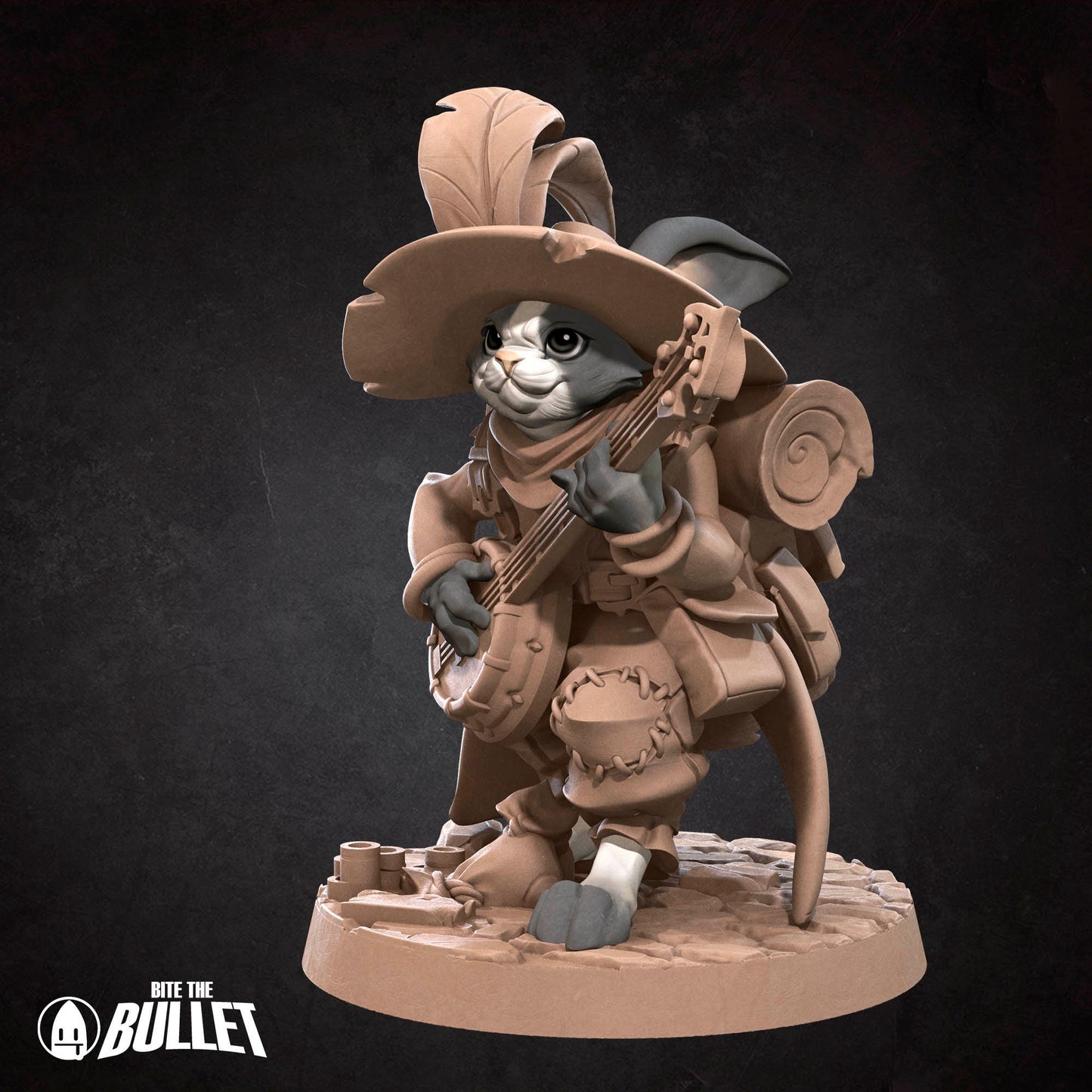 Harengon Bard | Bite The Bullet | 35mm Scale | Resin Printed Tabletop RPG Miniature Figures | DND | 5E