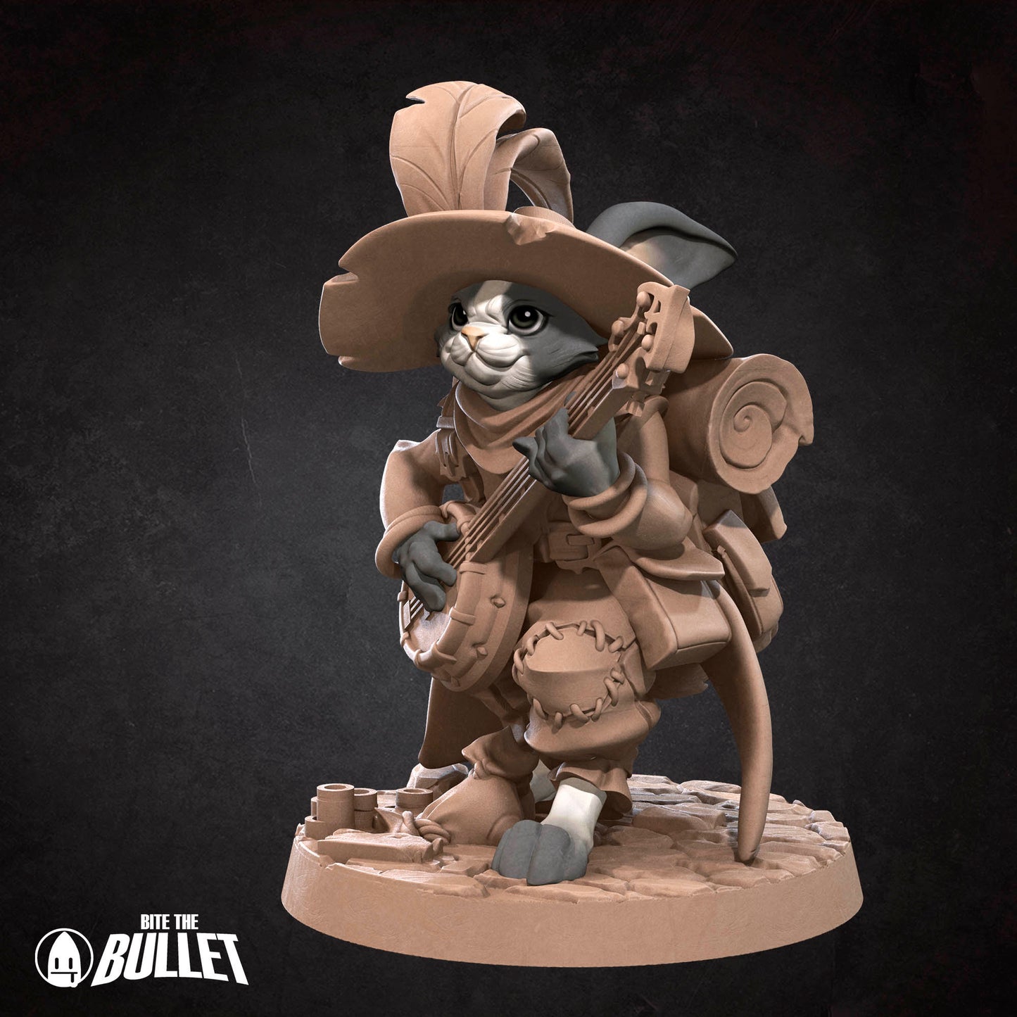 Harengon Bard | Bite The Bullet | 35mm Scale | Resin Printed Tabletop RPG Miniature Figures | DND | 5E